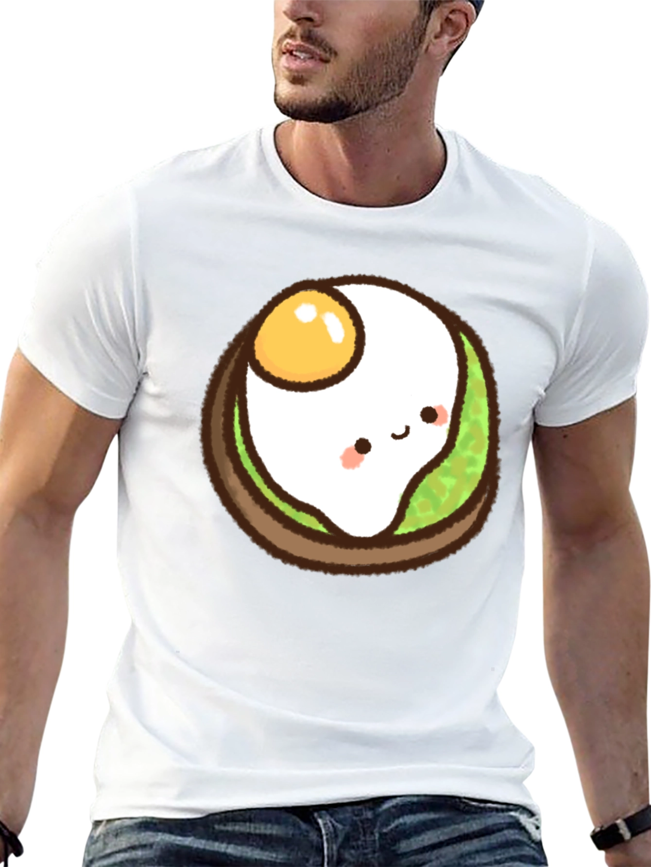 Cute Avocado Toast Graphic T-Shirt