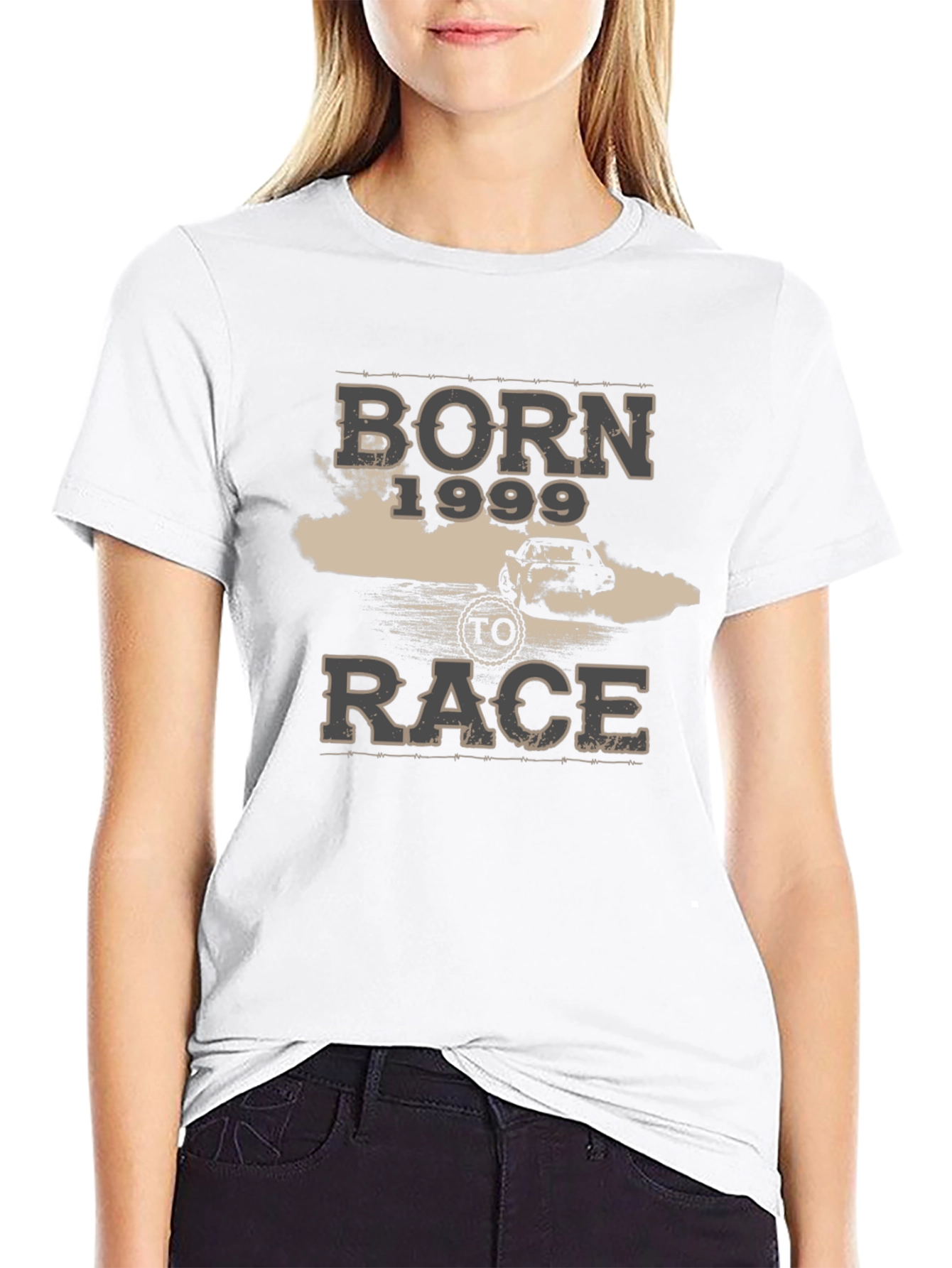 Born 1999 to Race Black Graphic T-Shirt