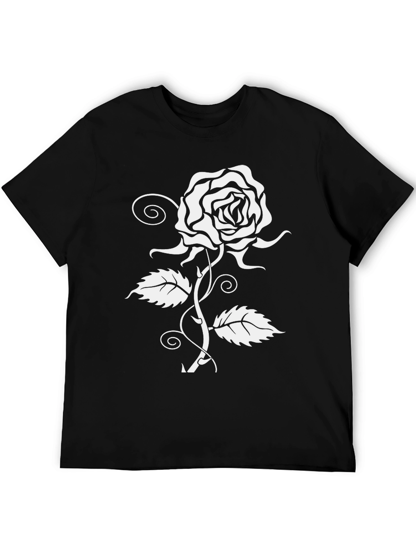 Black Rose Graphic Tee - Stylish & Unique Design