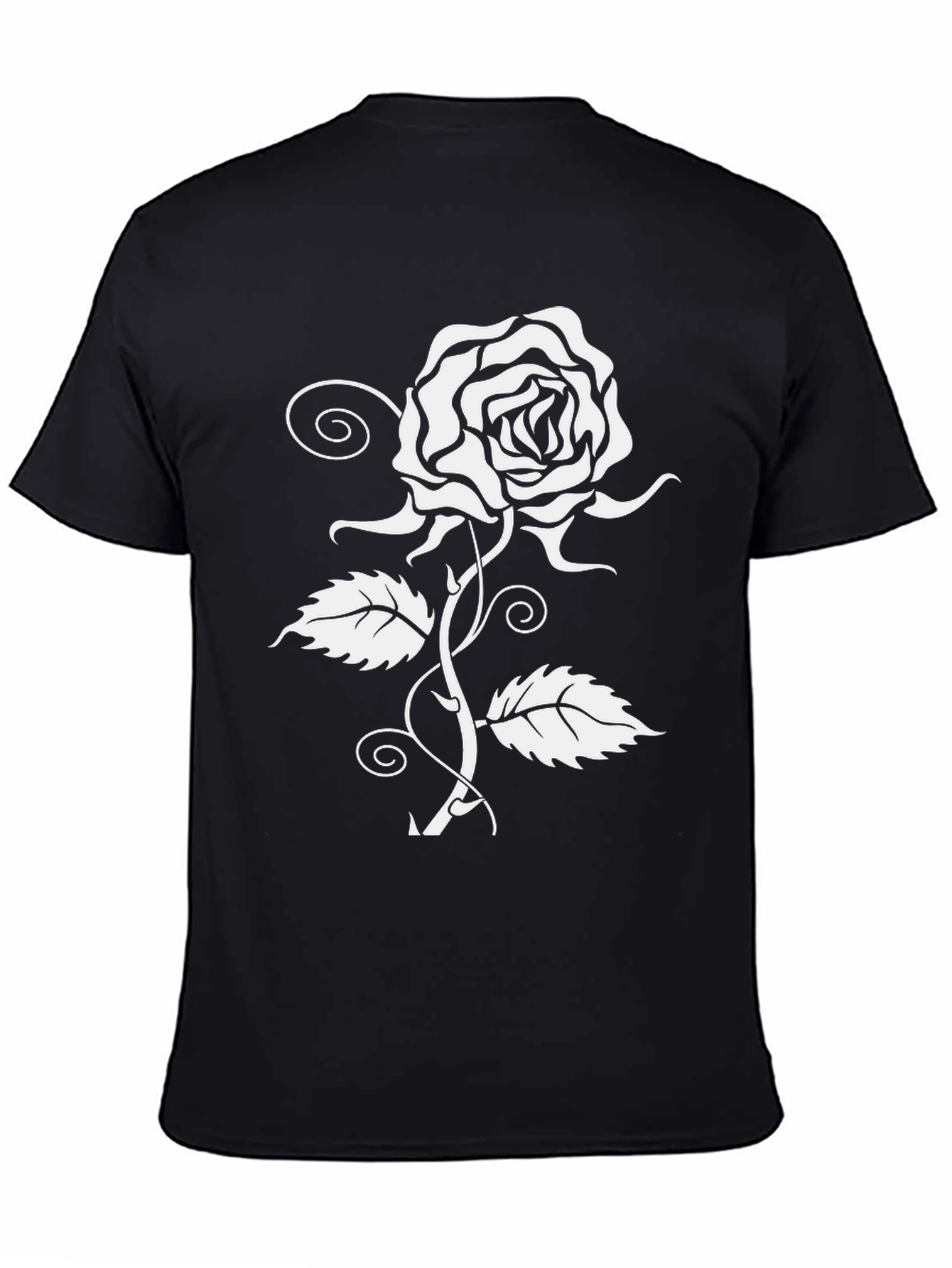 Black Rose Graphic Tee - Stylish & Unique Design