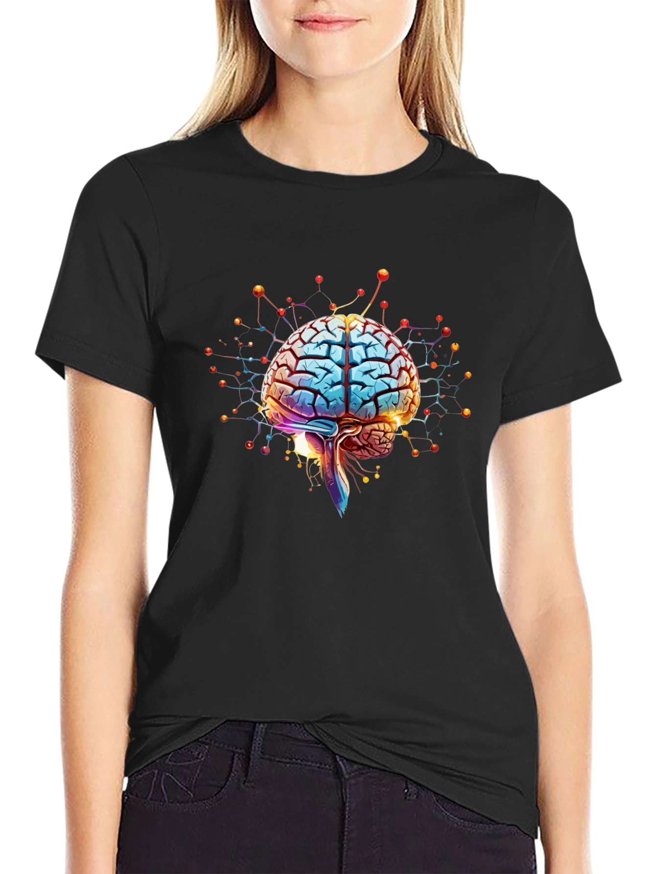 Brain Network Graphic Tee