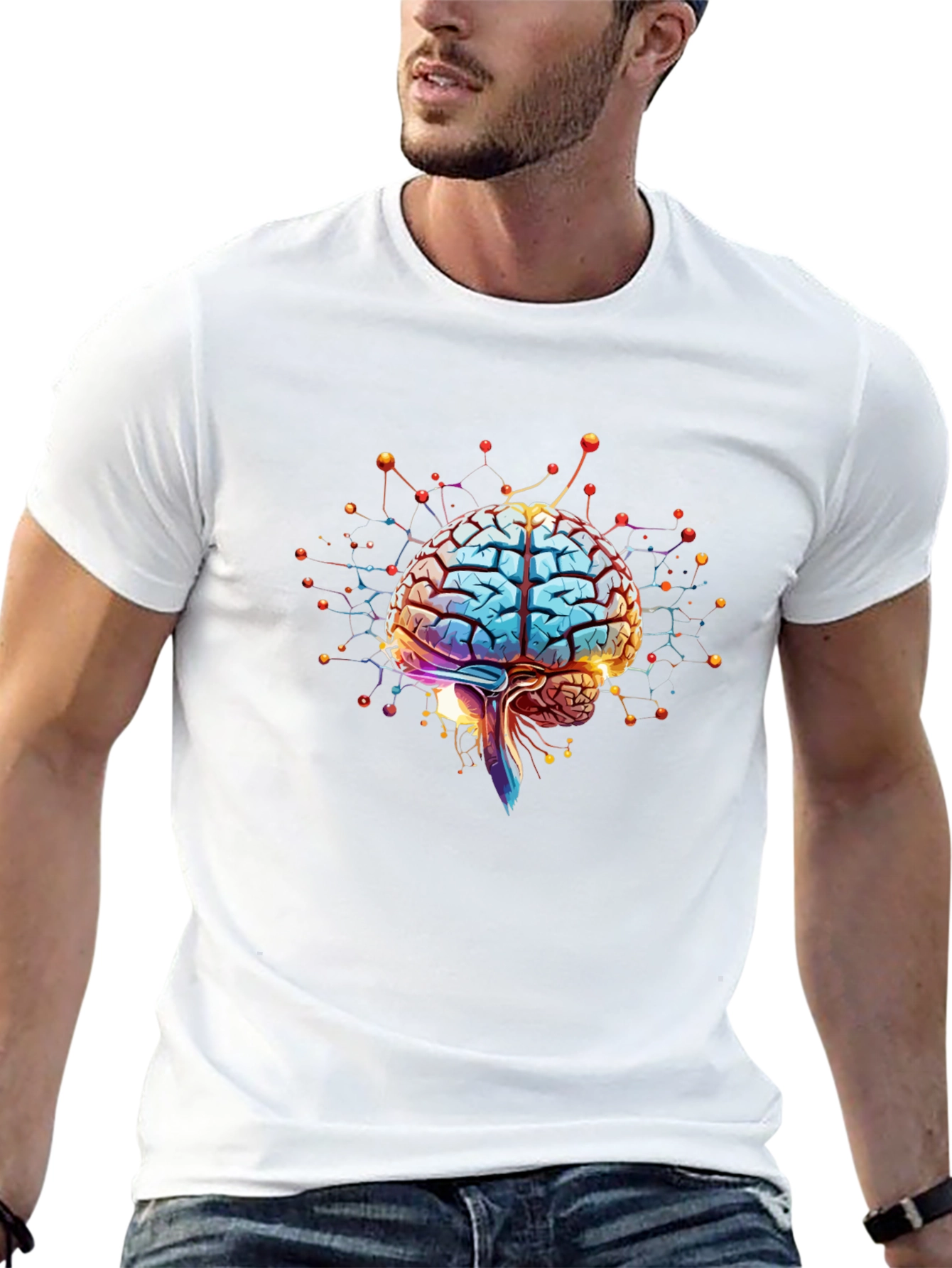 Brain Network Graphic Tee