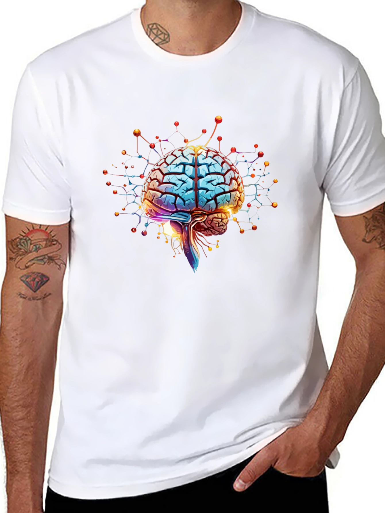 Brain Network Graphic Tee