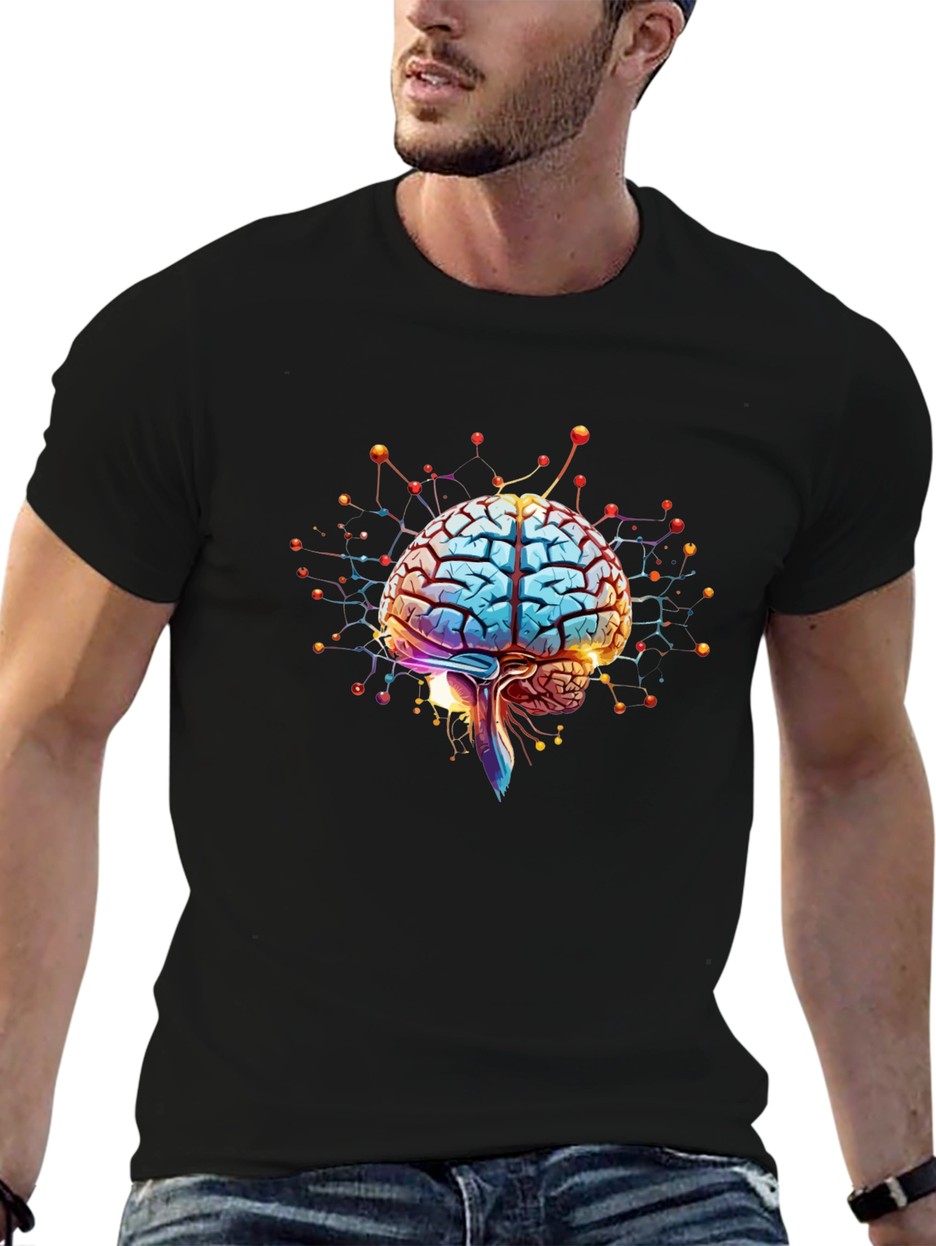 Brain Network Graphic Tee