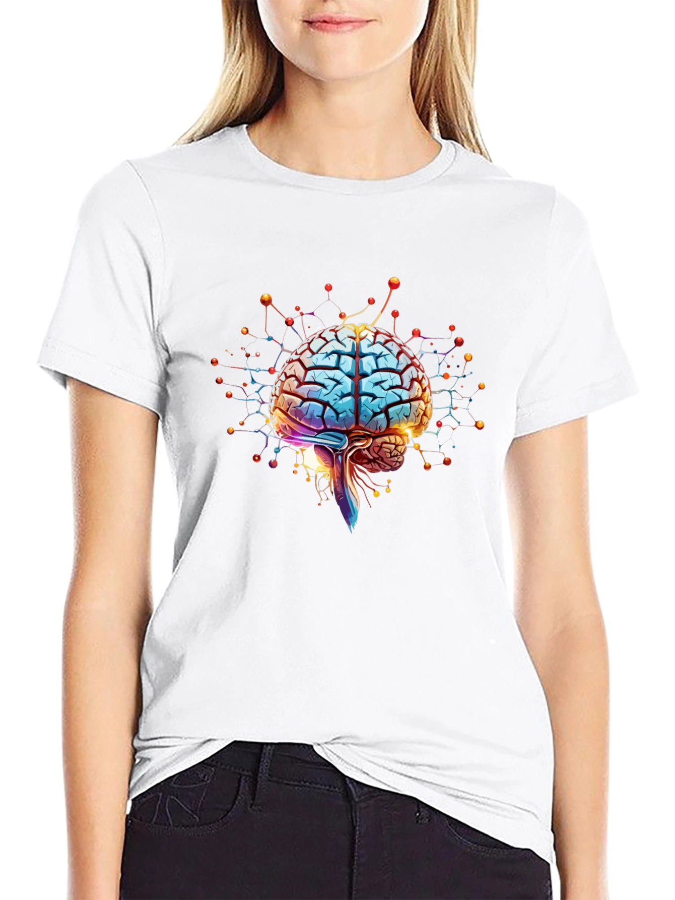 Brain Network Graphic Tee