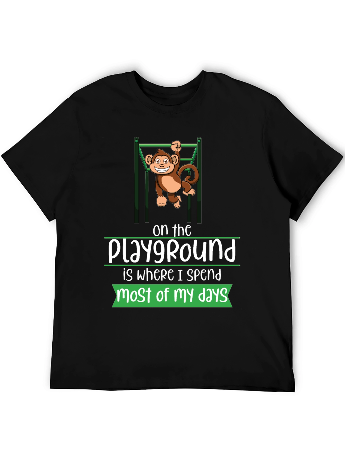 Playground Monkey Tee - Comfortable Graphic T-Shirt