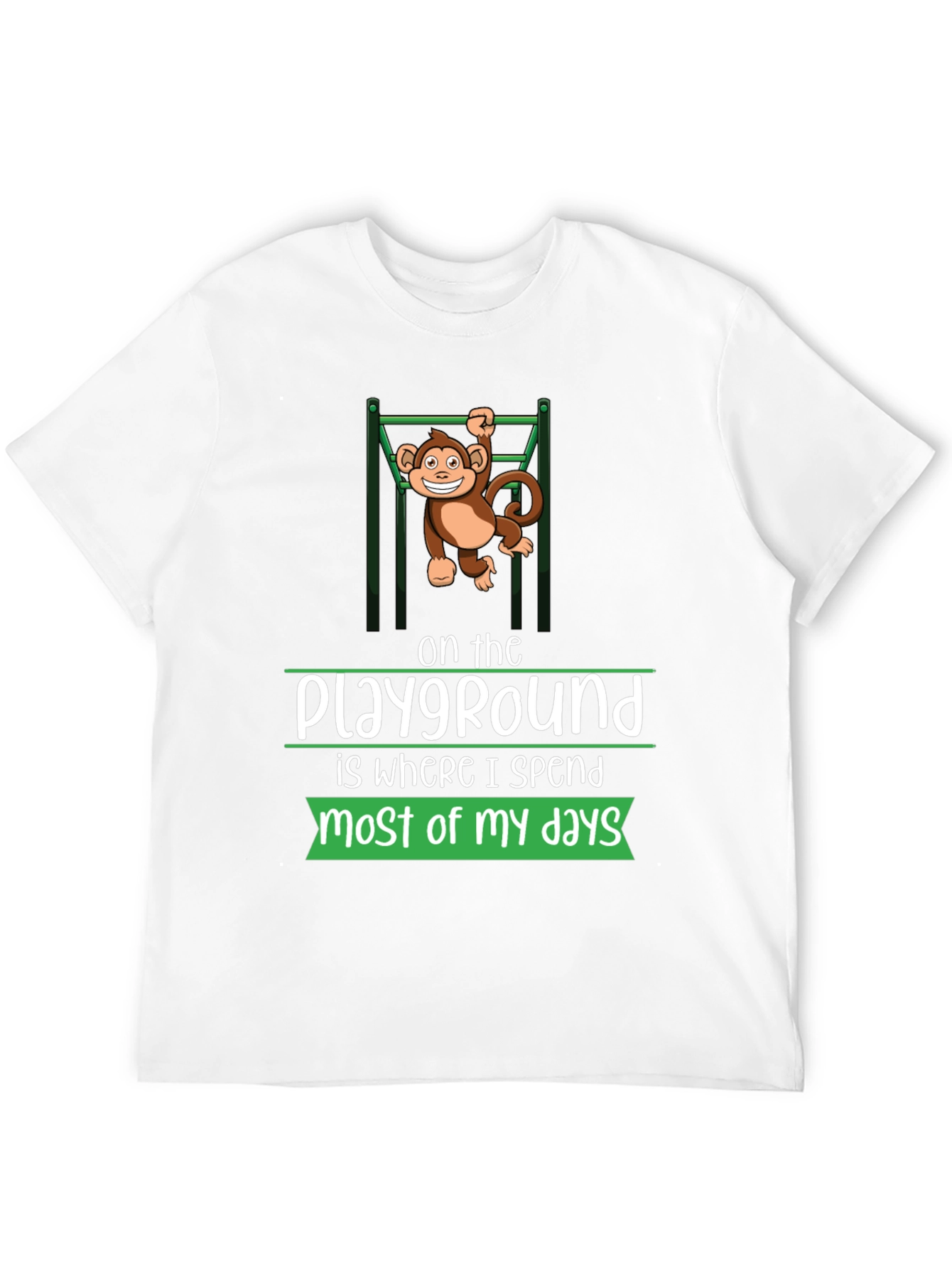 Playground Monkey Tee - Comfortable Graphic T-Shirt