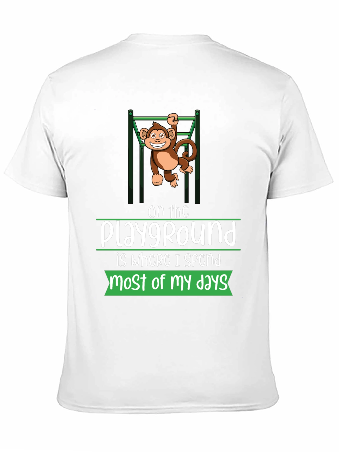 Playground Monkey Tee - Comfortable Graphic T-Shirt