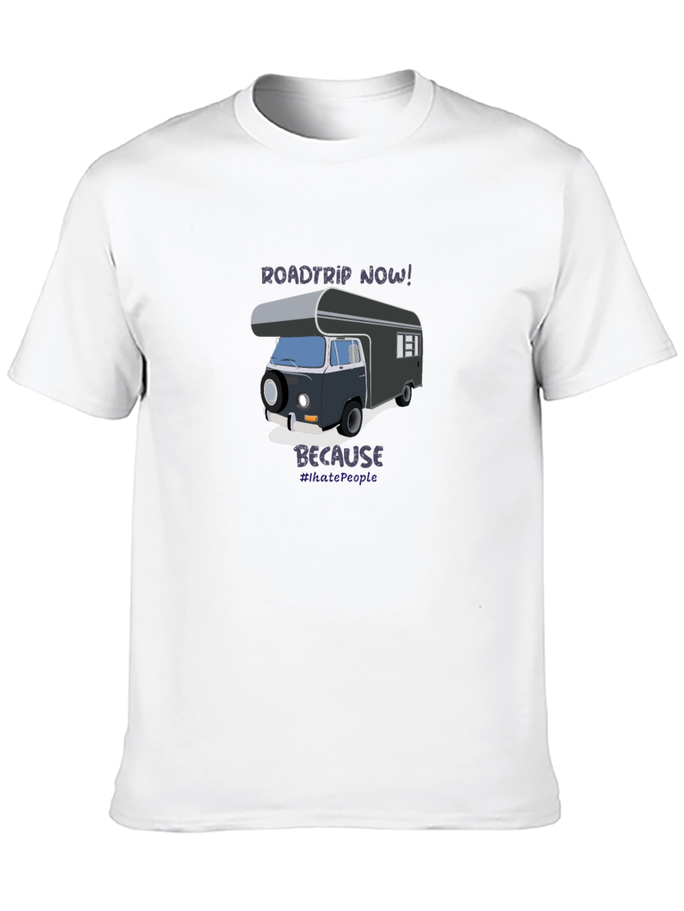 Roadtrip Now! T-Shirt - Camper Van Tee