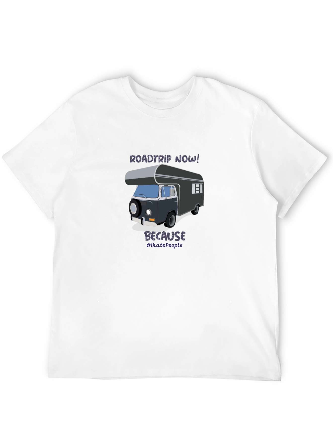 Roadtrip Now! T-Shirt - Camper Van Tee