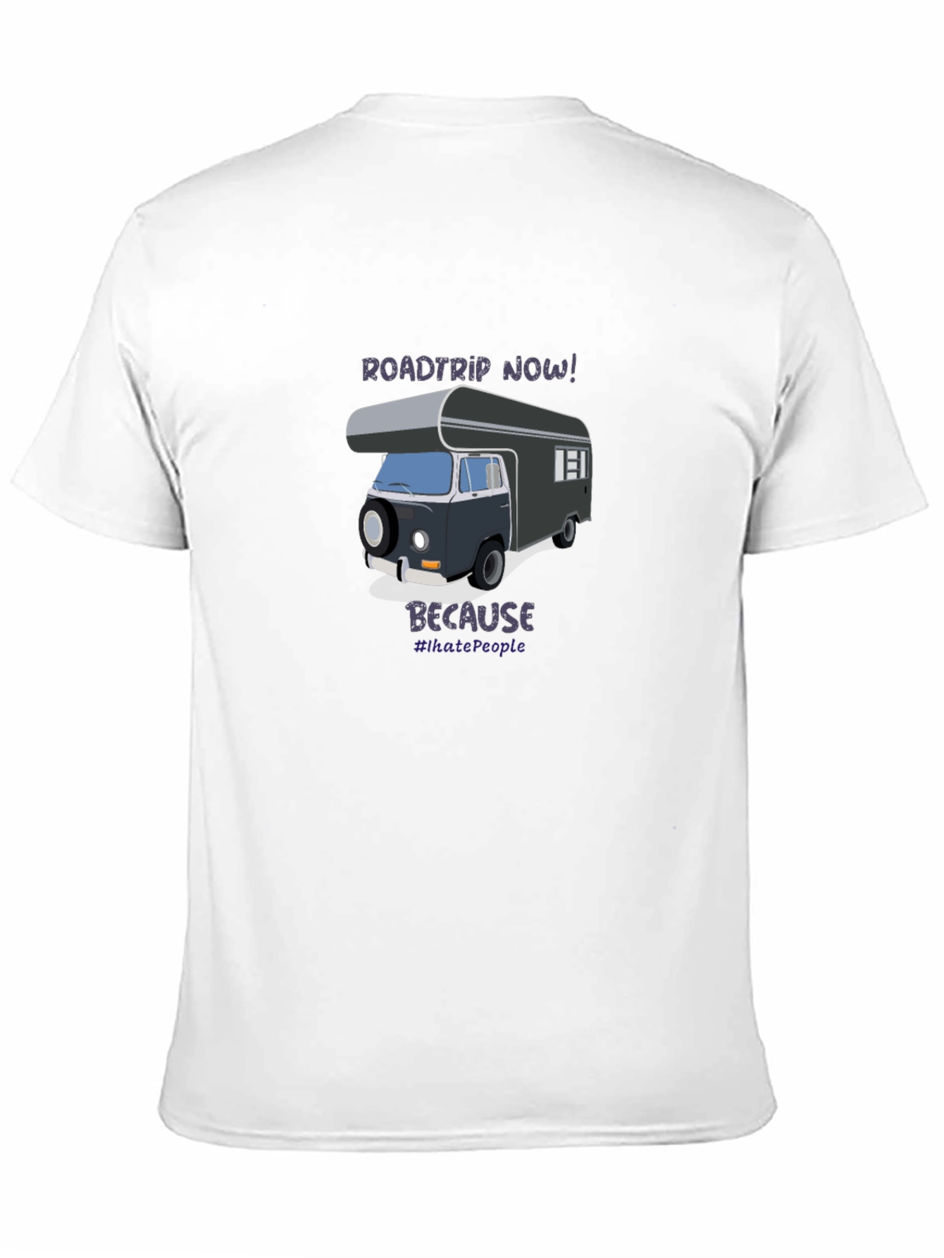 Roadtrip Now! T-Shirt - Camper Van Tee