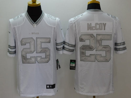 Men's Buffalo Bills LeSean McCoy #25 White Game Player Jerseys