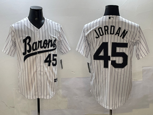 Men's Chicago White Sox Michael Jordan #45 White Limited Player Jerseys