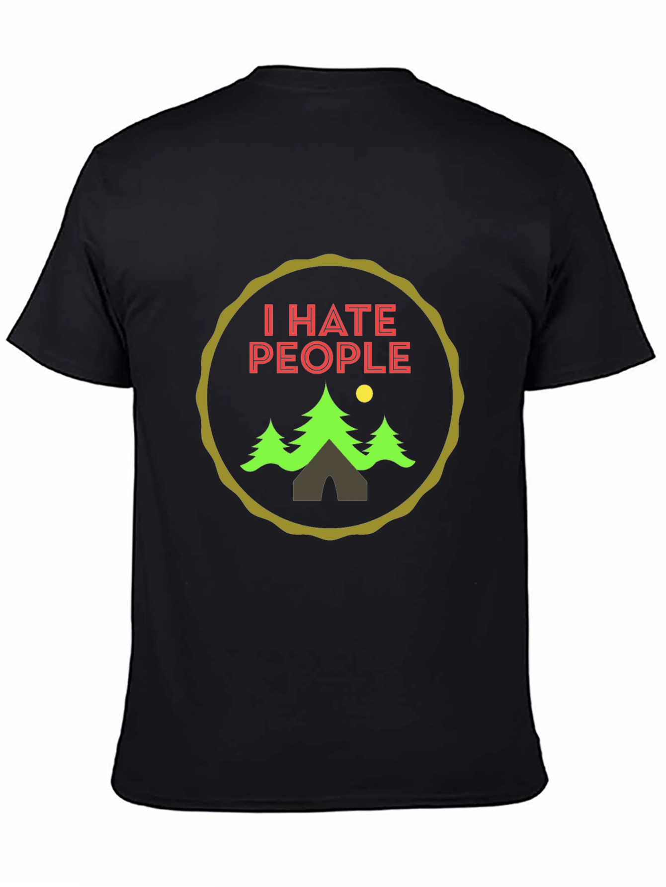 I Hate People Camping Graphic Tee