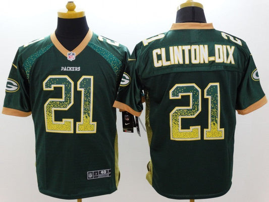 Men's Green Bay Packers Ha Ha Clinton-Dix #21 Green Game Jerseys