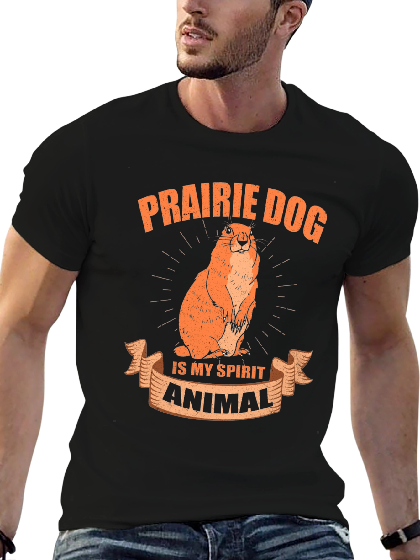 Prairie Dog Spirit Animal Graphic Tee - Soft Cotton