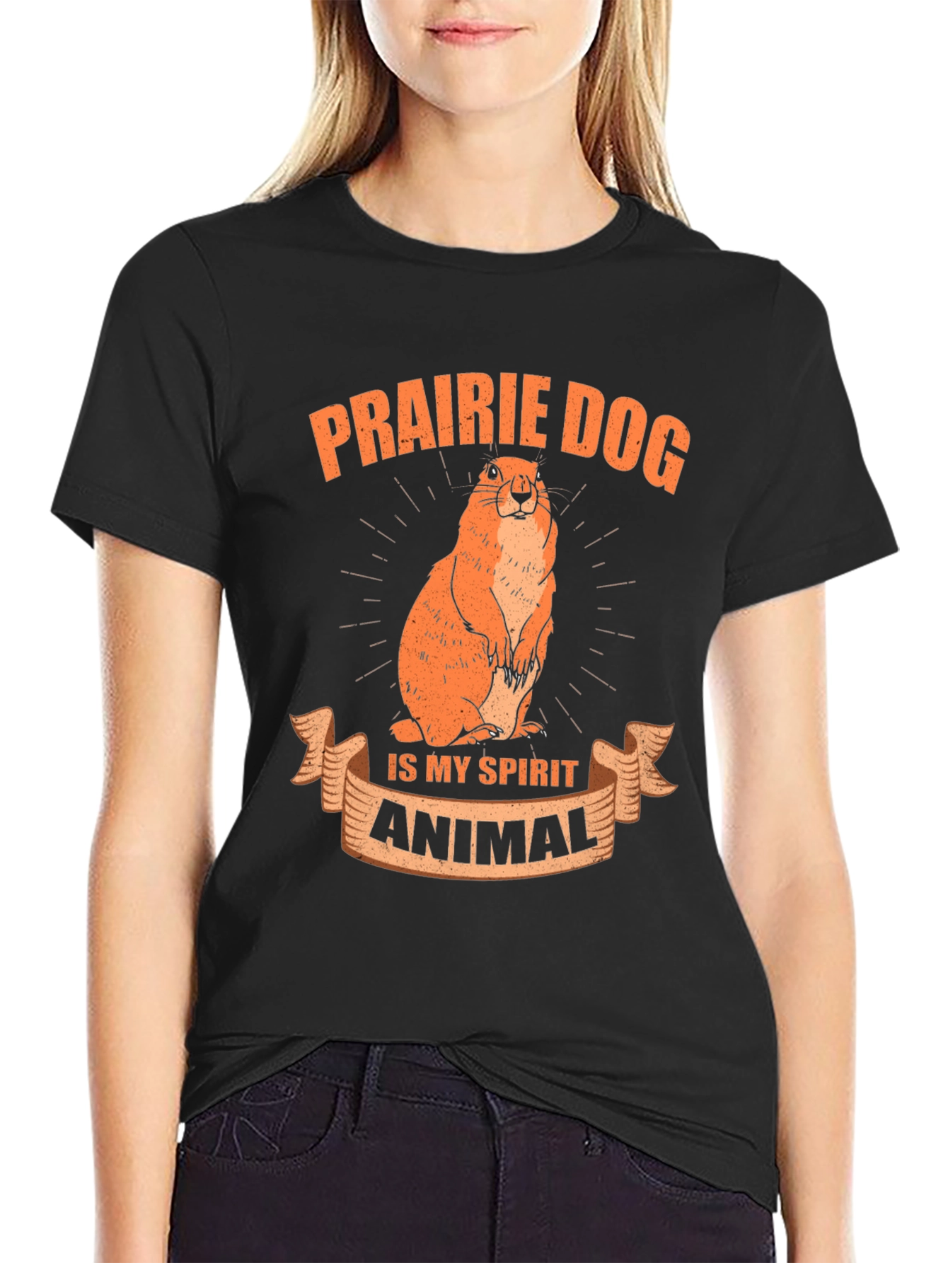 Prairie Dog Spirit Animal Graphic Tee - Soft Cotton