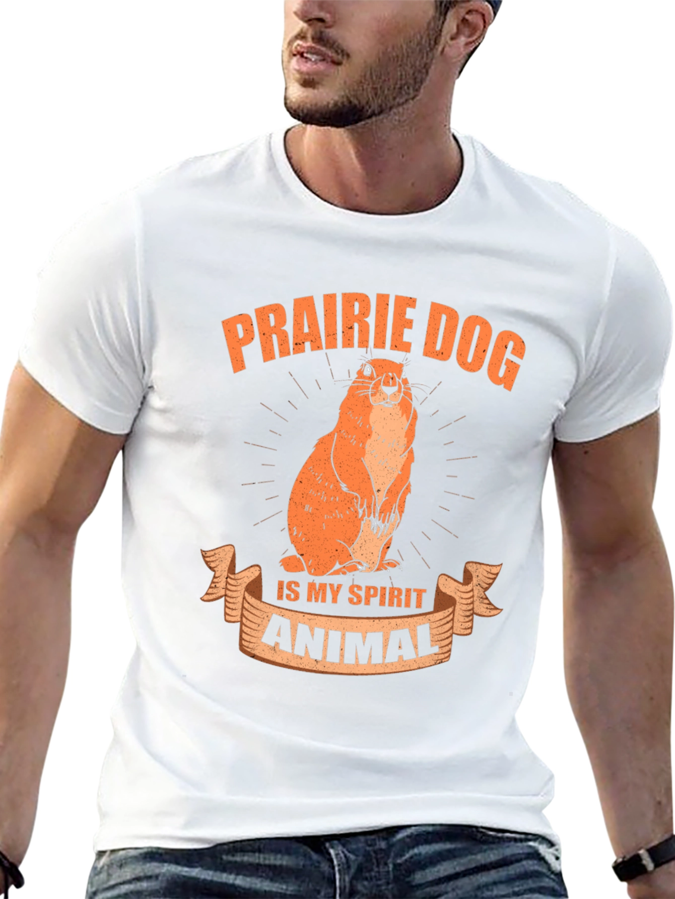 Prairie Dog Spirit Animal Graphic Tee - Soft Cotton