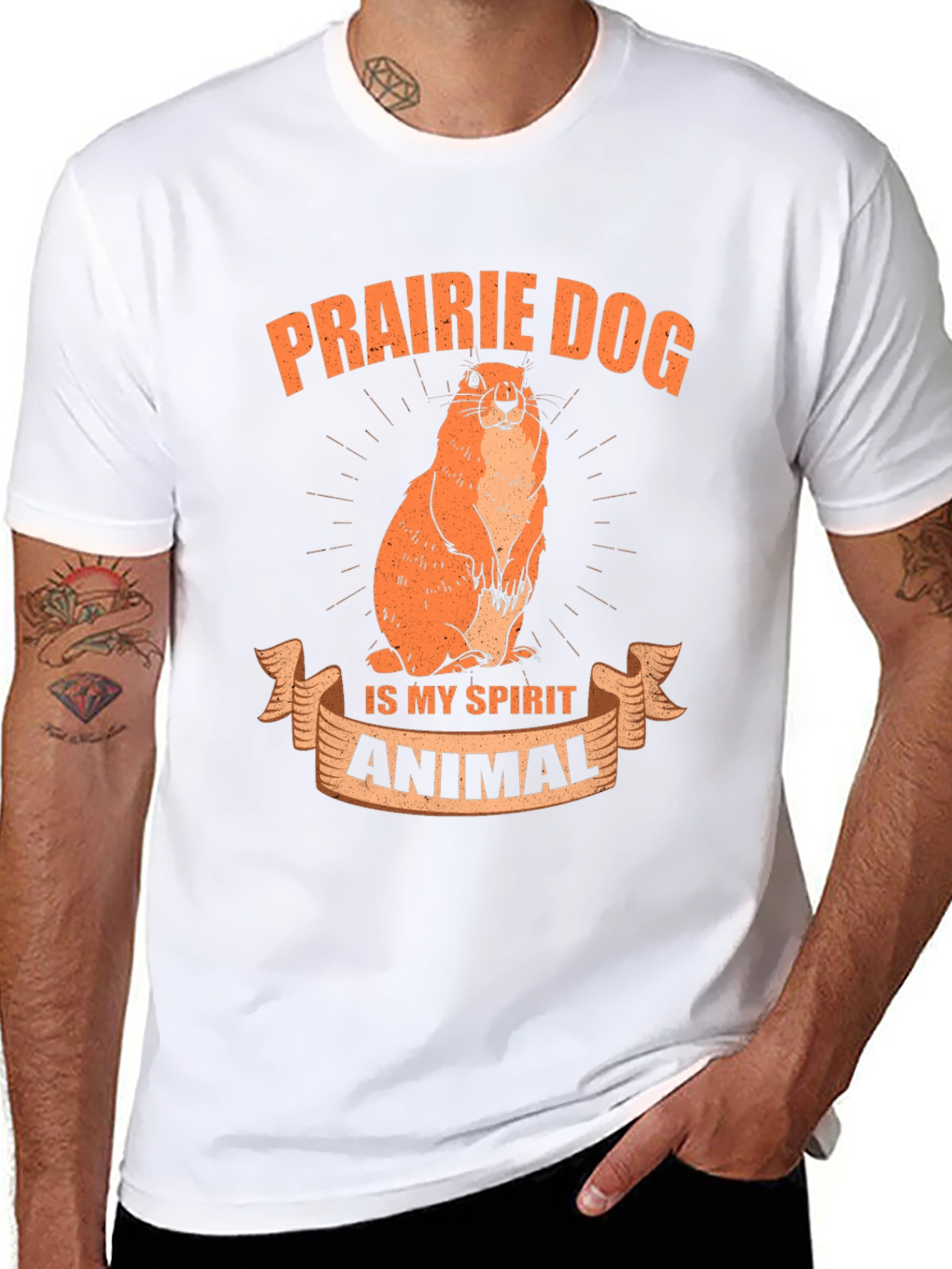 Prairie Dog Spirit Animal Graphic Tee - Soft Cotton