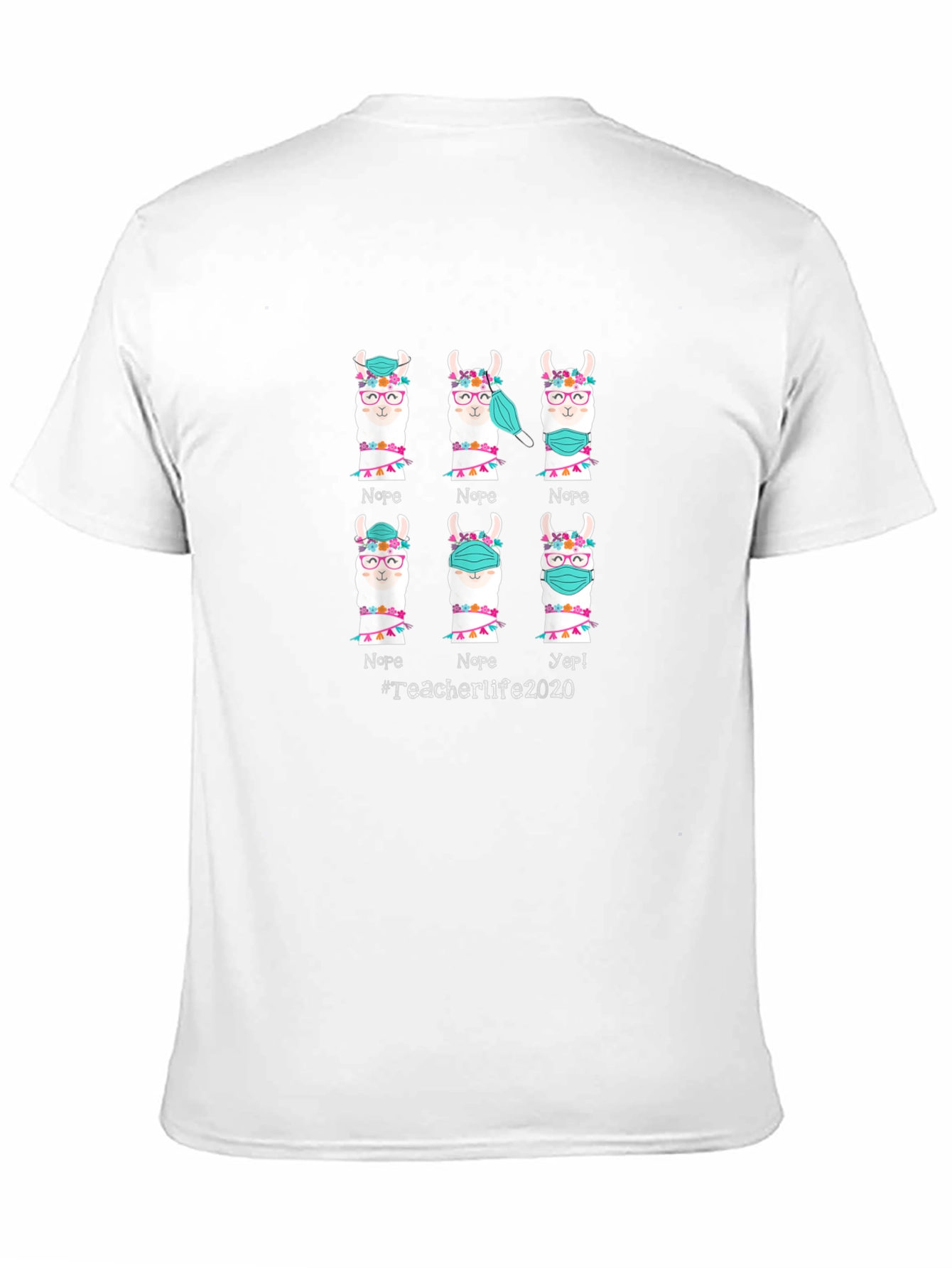 Teacher Life 2020 Llama T-Shirt