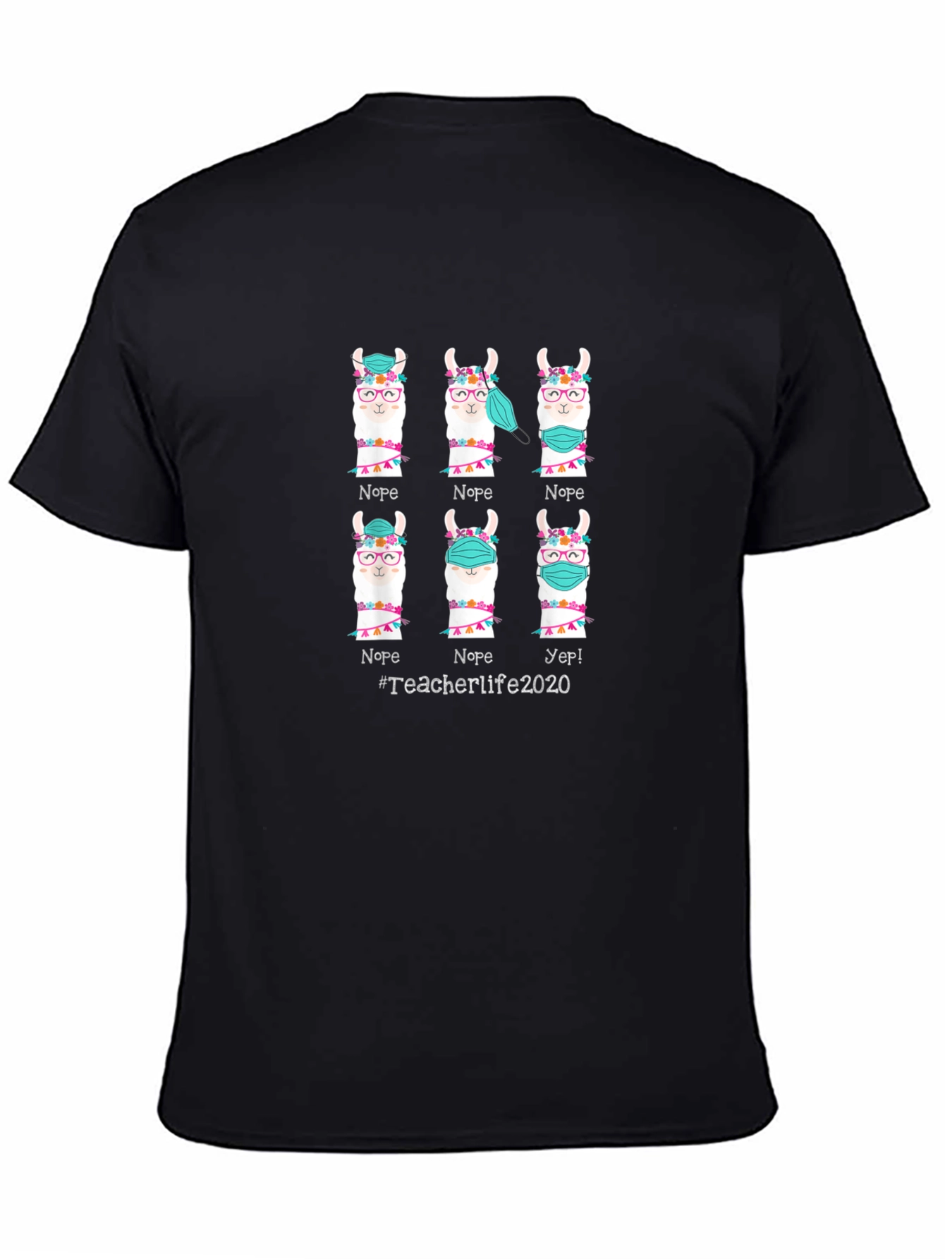 Teacher Life 2020 Llama T-Shirt