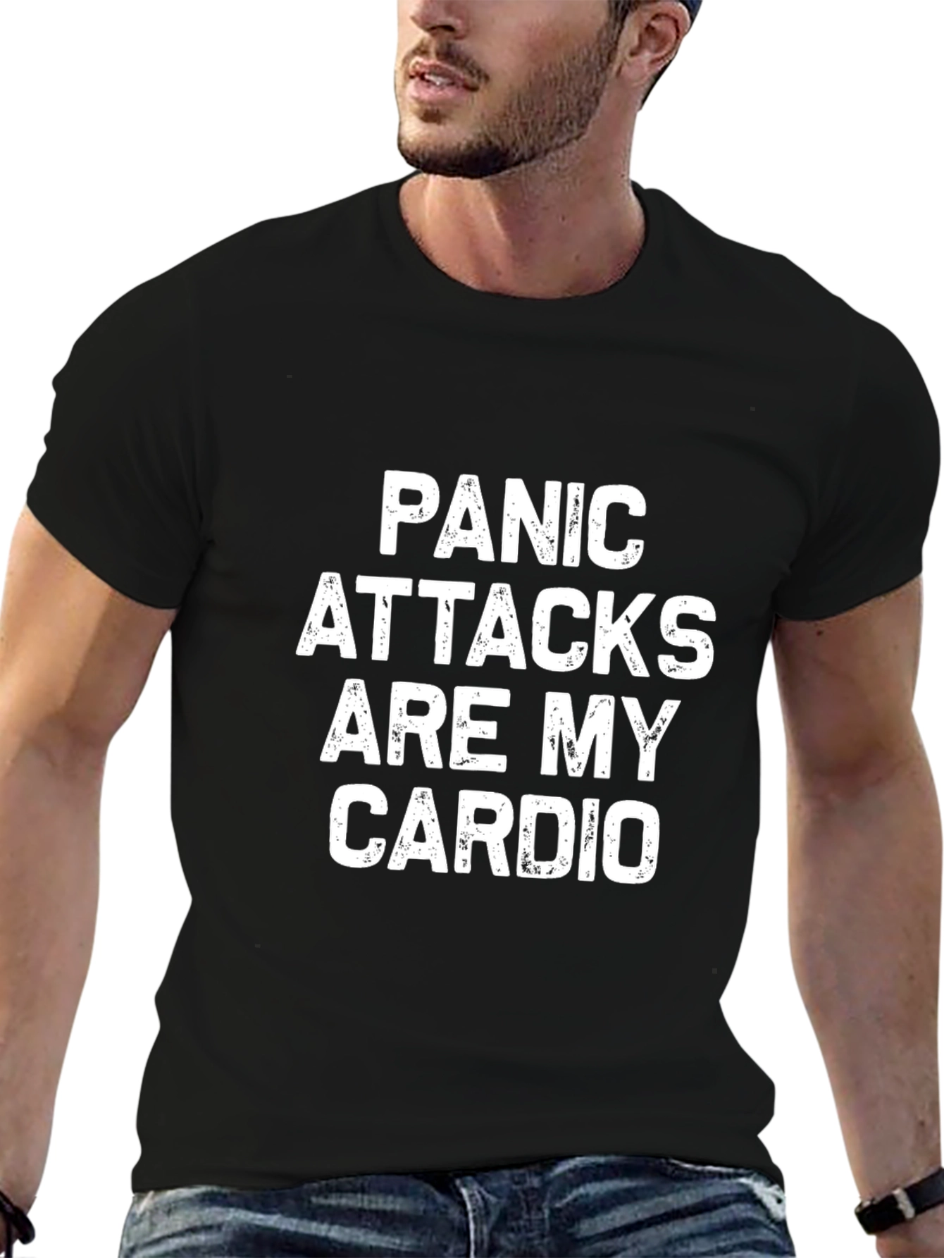 Panic Attacks Are My Cardio Graphic Tee