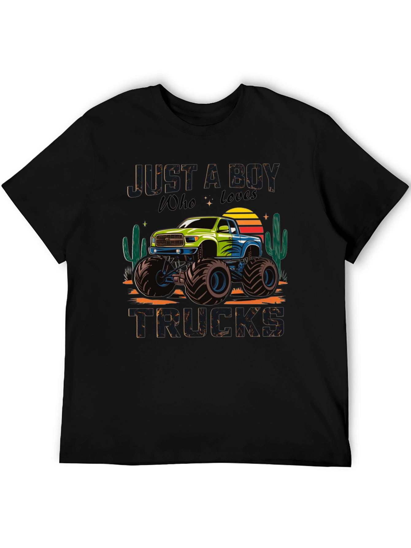 Just a Guy Who Loves Trucks T-Shirt