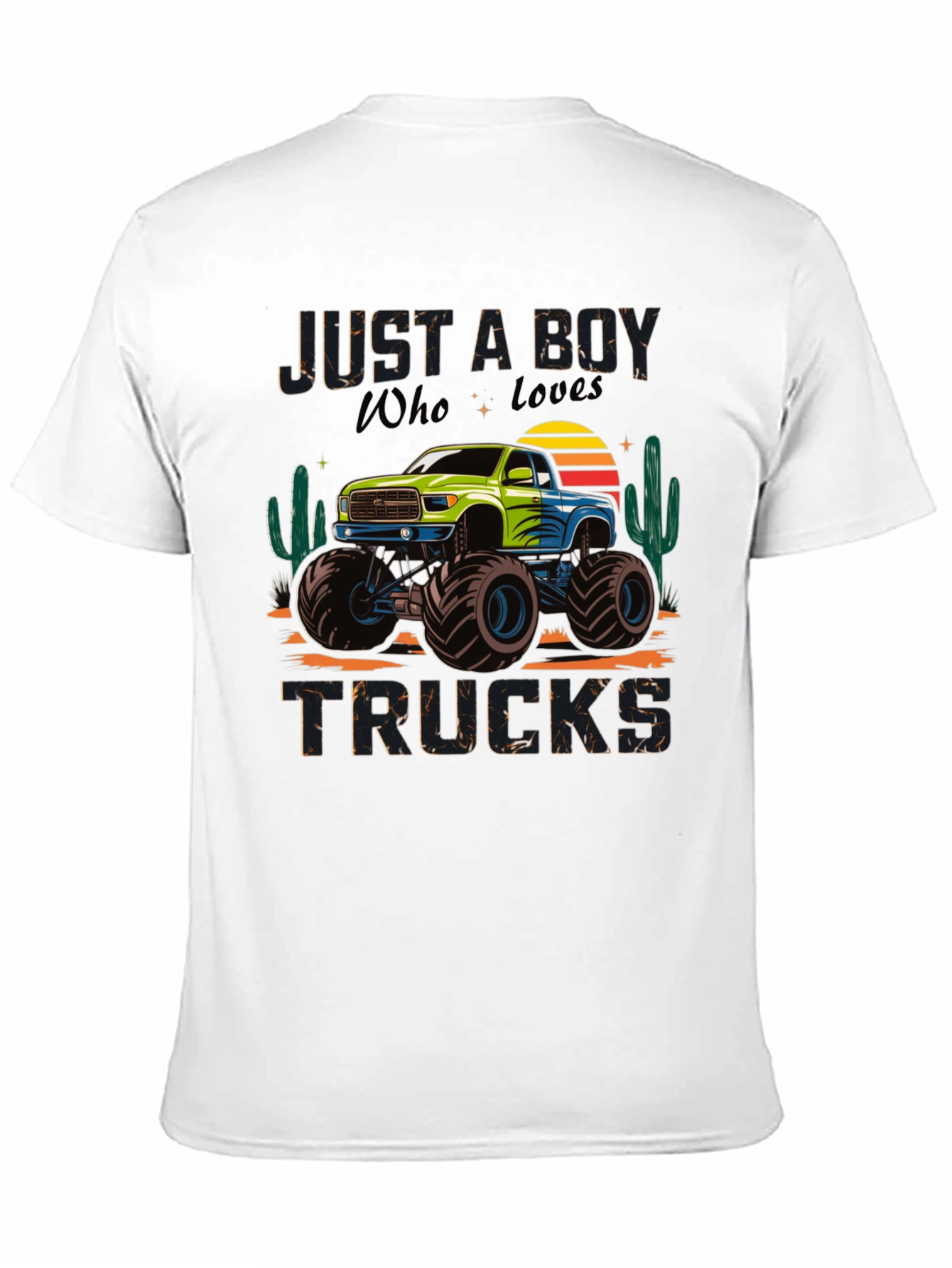Just a Guy Who Loves Trucks T-Shirt