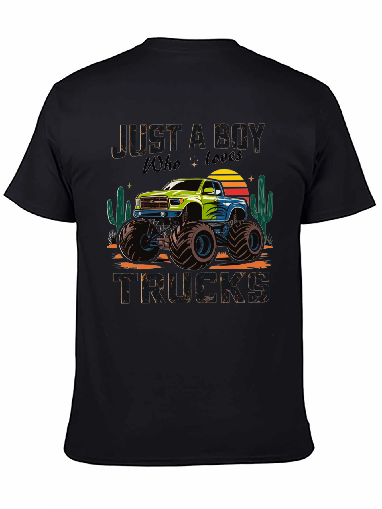 Just a Guy Who Loves Trucks T-Shirt