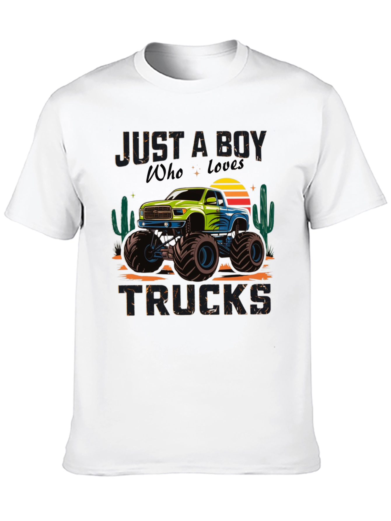 Just a Guy Who Loves Trucks T-Shirt