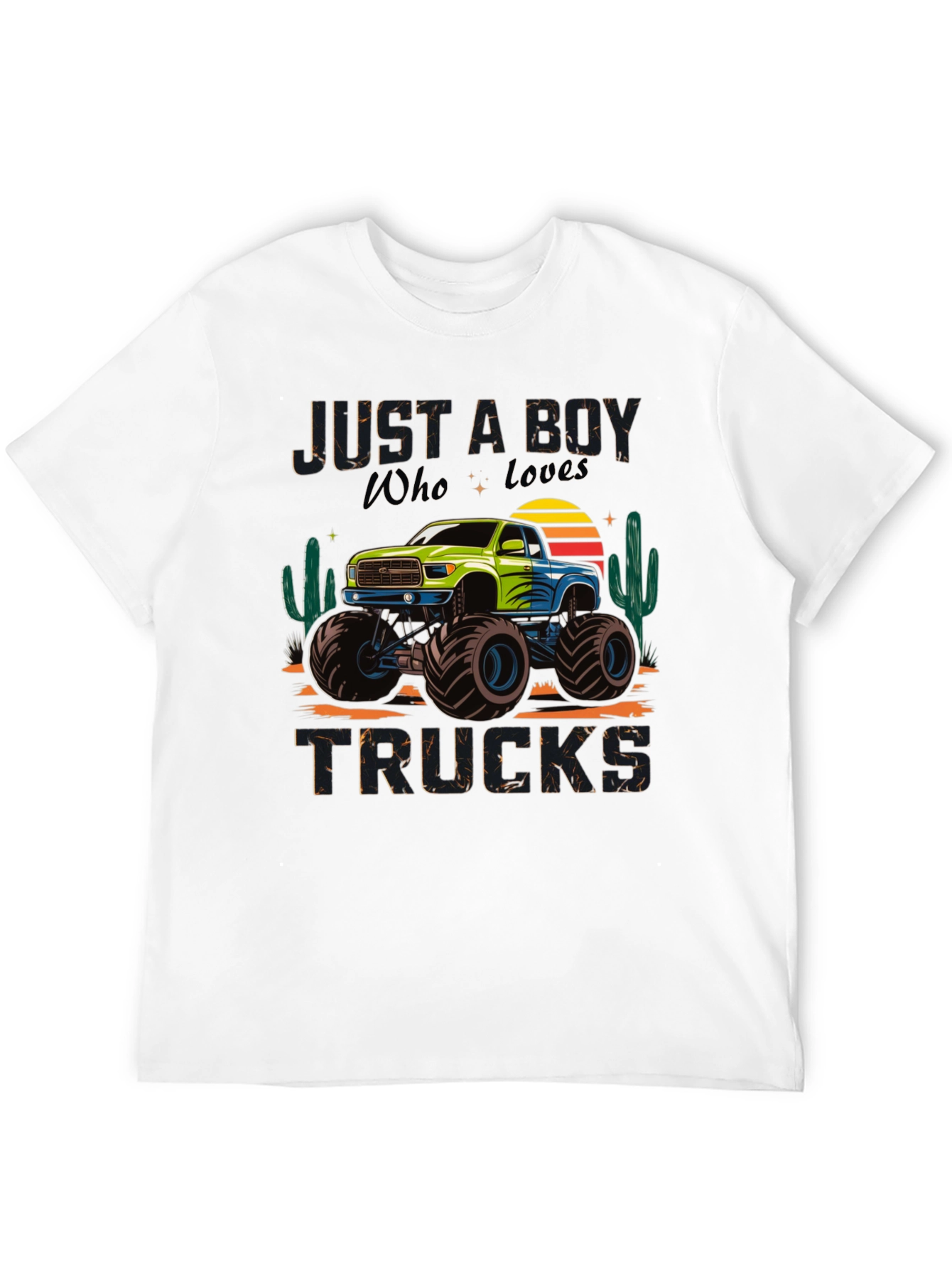 Just a Guy Who Loves Trucks T-Shirt