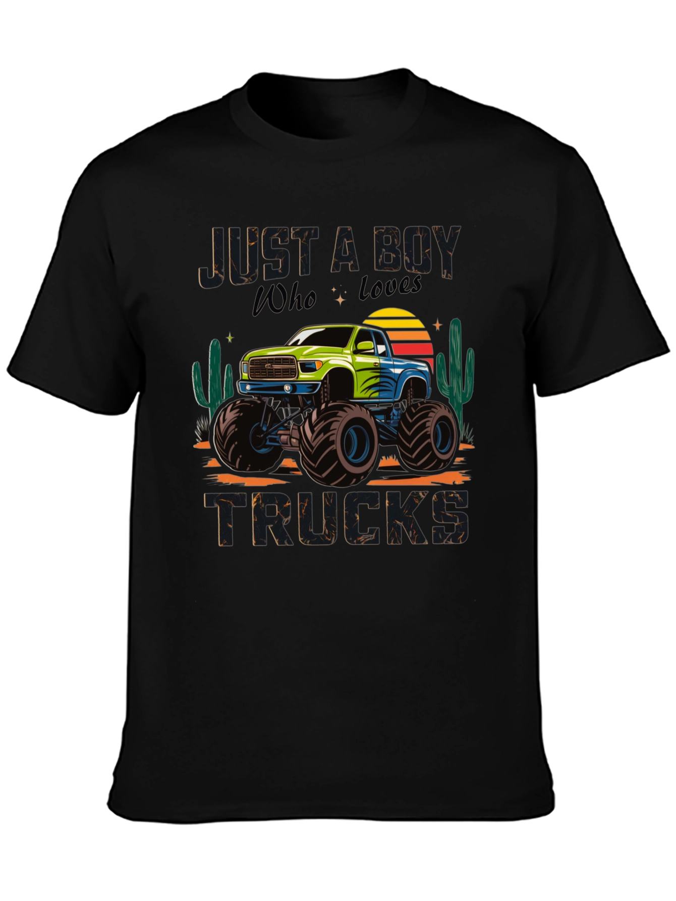 Just a Guy Who Loves Trucks T-Shirt