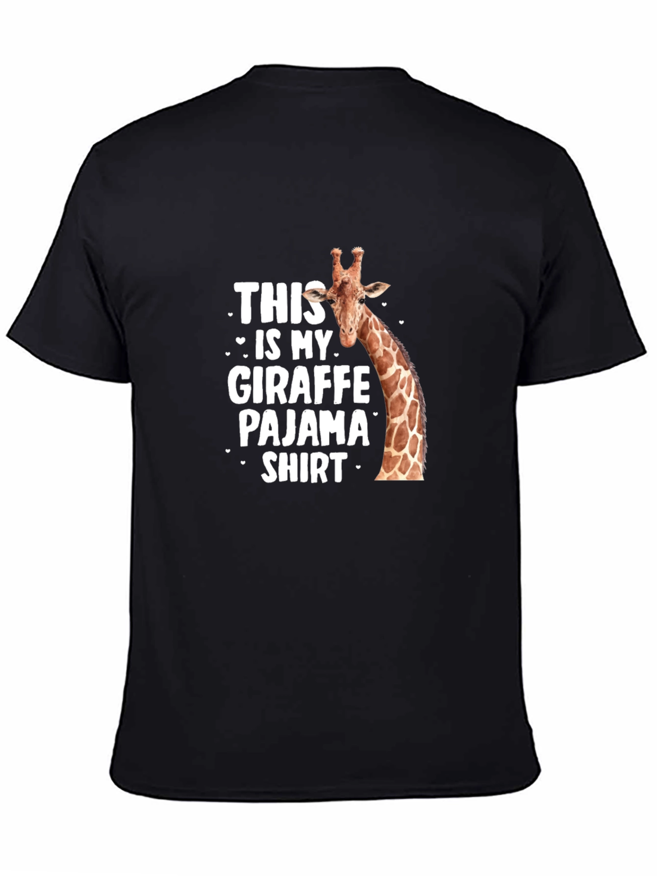 Giraffe Pajama Shirt - Mens Funny Animal Tee
