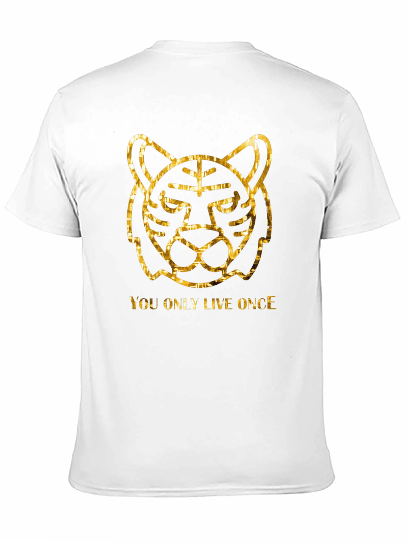 YOLO Tiger Graphic Tee - Black
