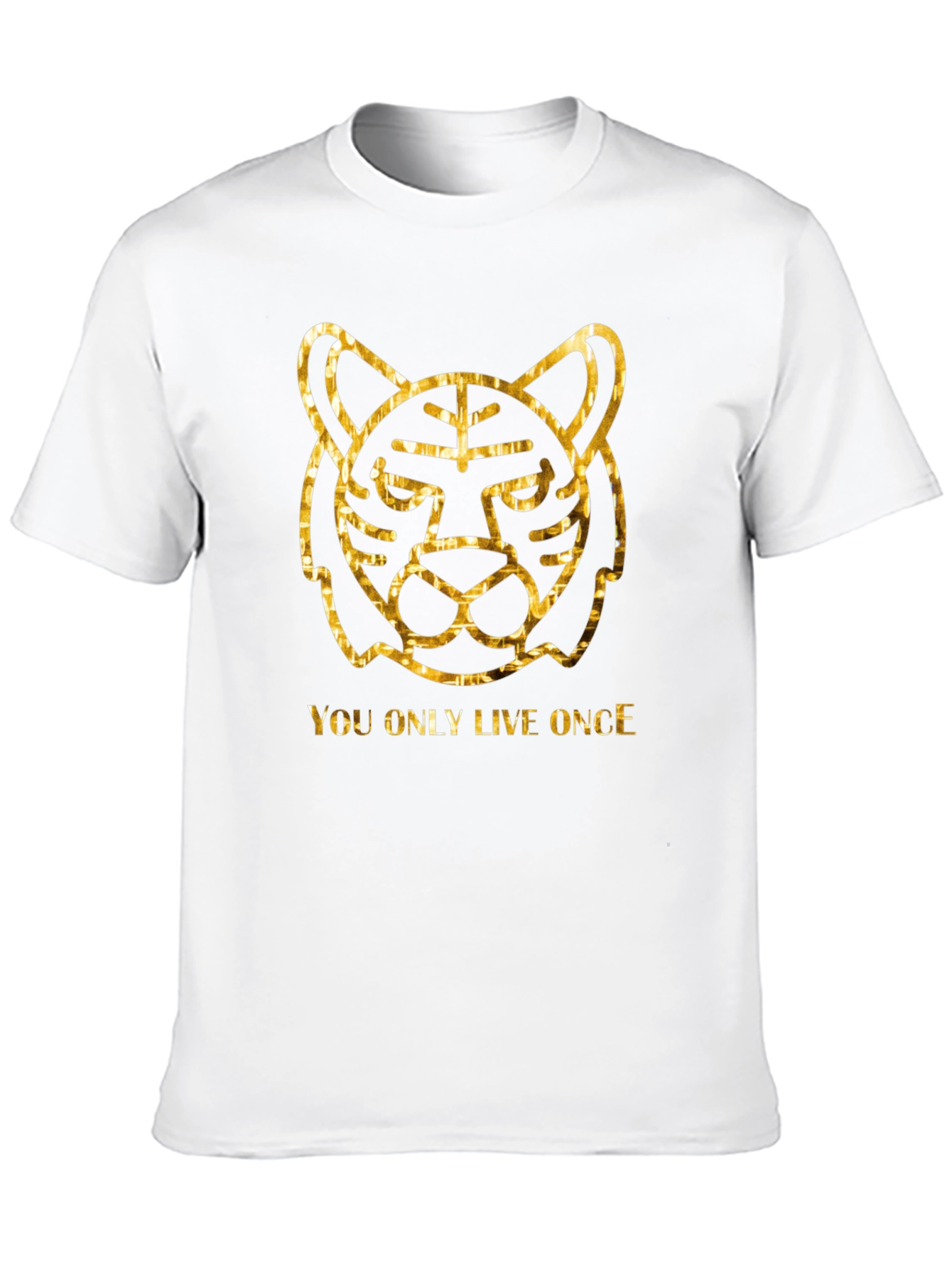 YOLO Tiger Graphic Tee - Black
