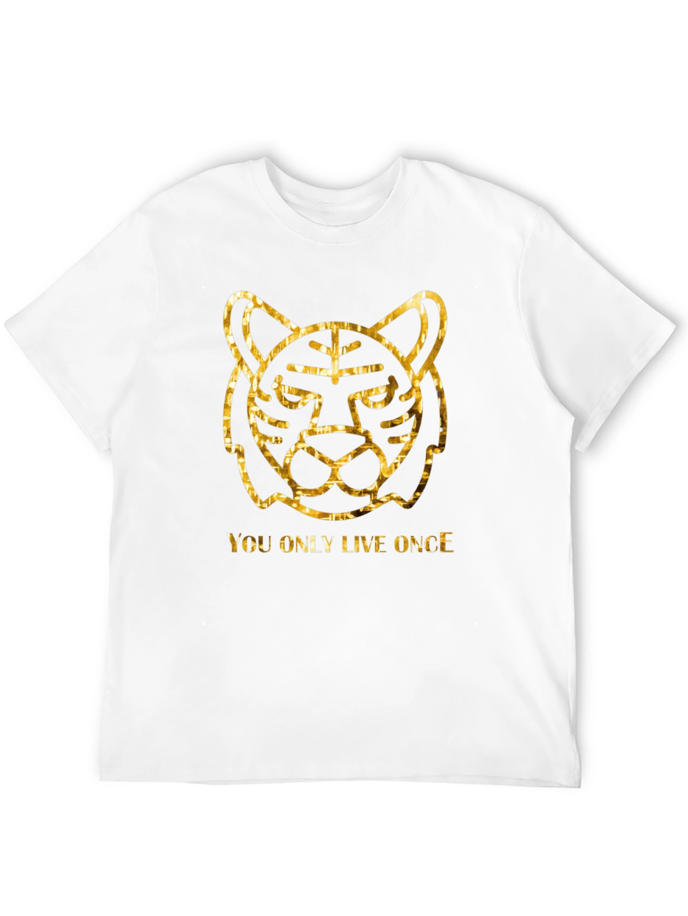 YOLO Tiger Graphic Tee - Black