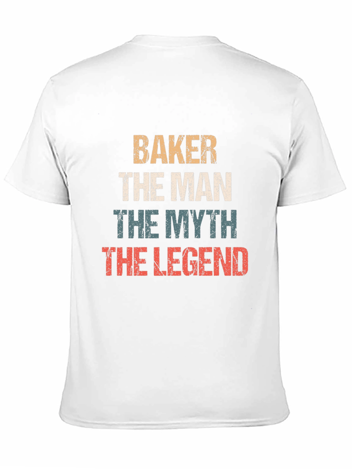 Baker The Man Myth Legend Graphic T-Shirt