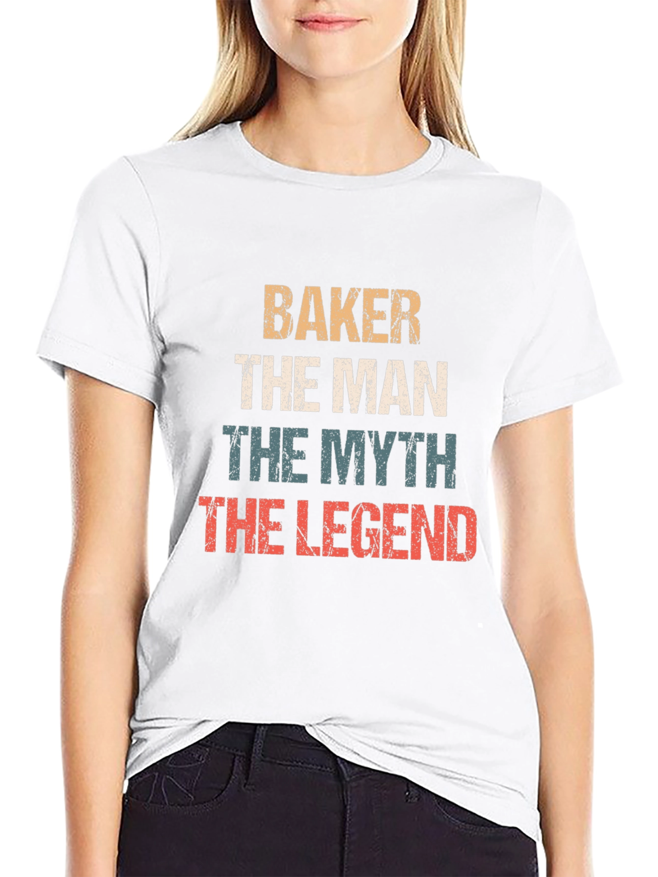 Baker The Man Myth Legend Graphic T-Shirt
