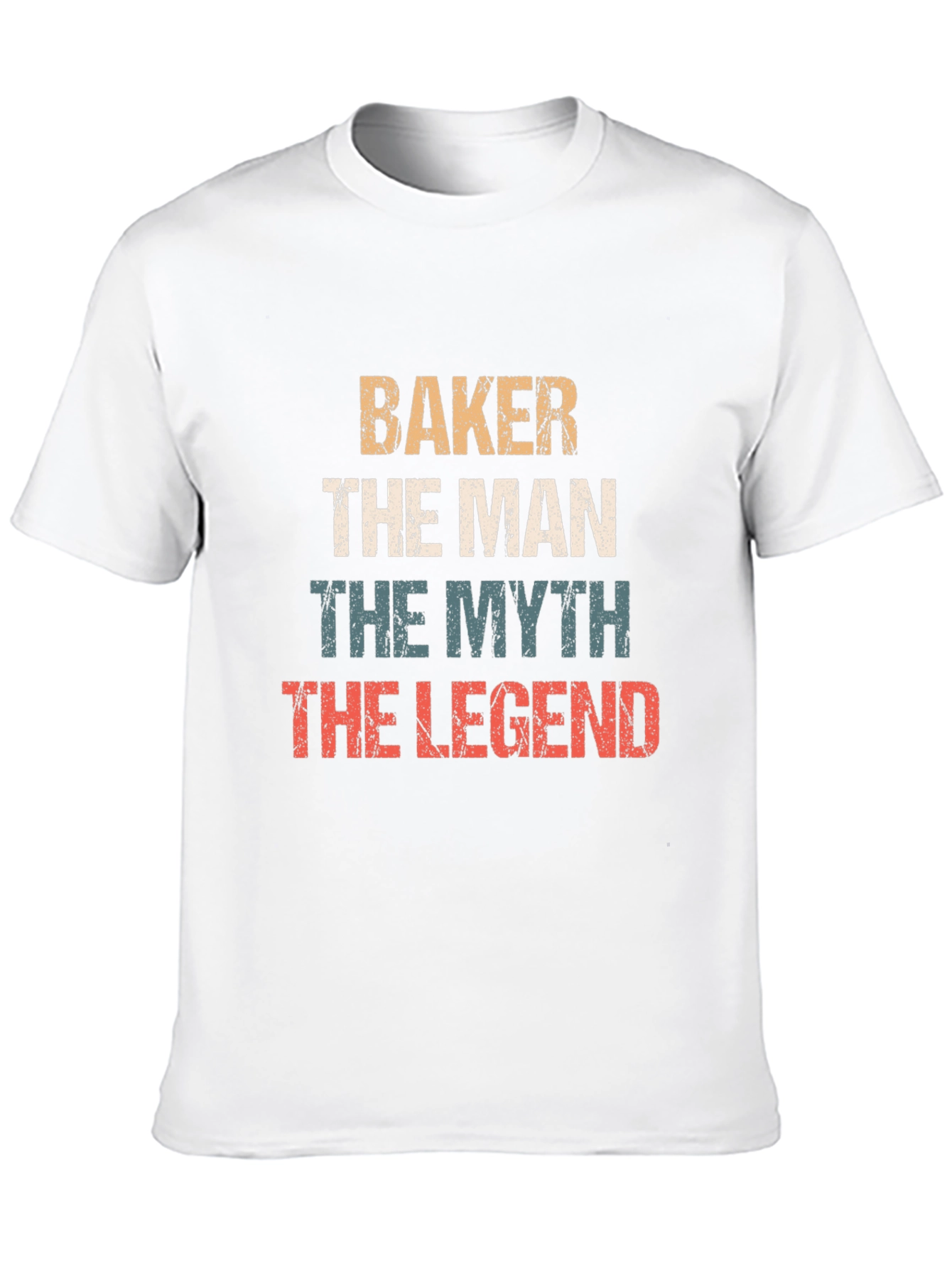 Baker The Man Myth Legend Graphic T-Shirt