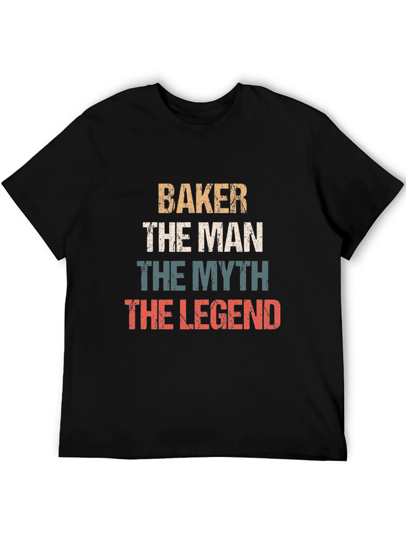 Baker The Man Myth Legend Graphic T-Shirt