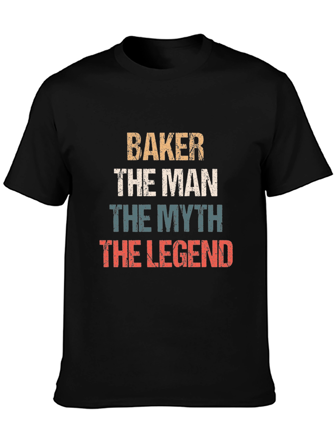 Baker The Man Myth Legend Graphic T-Shirt