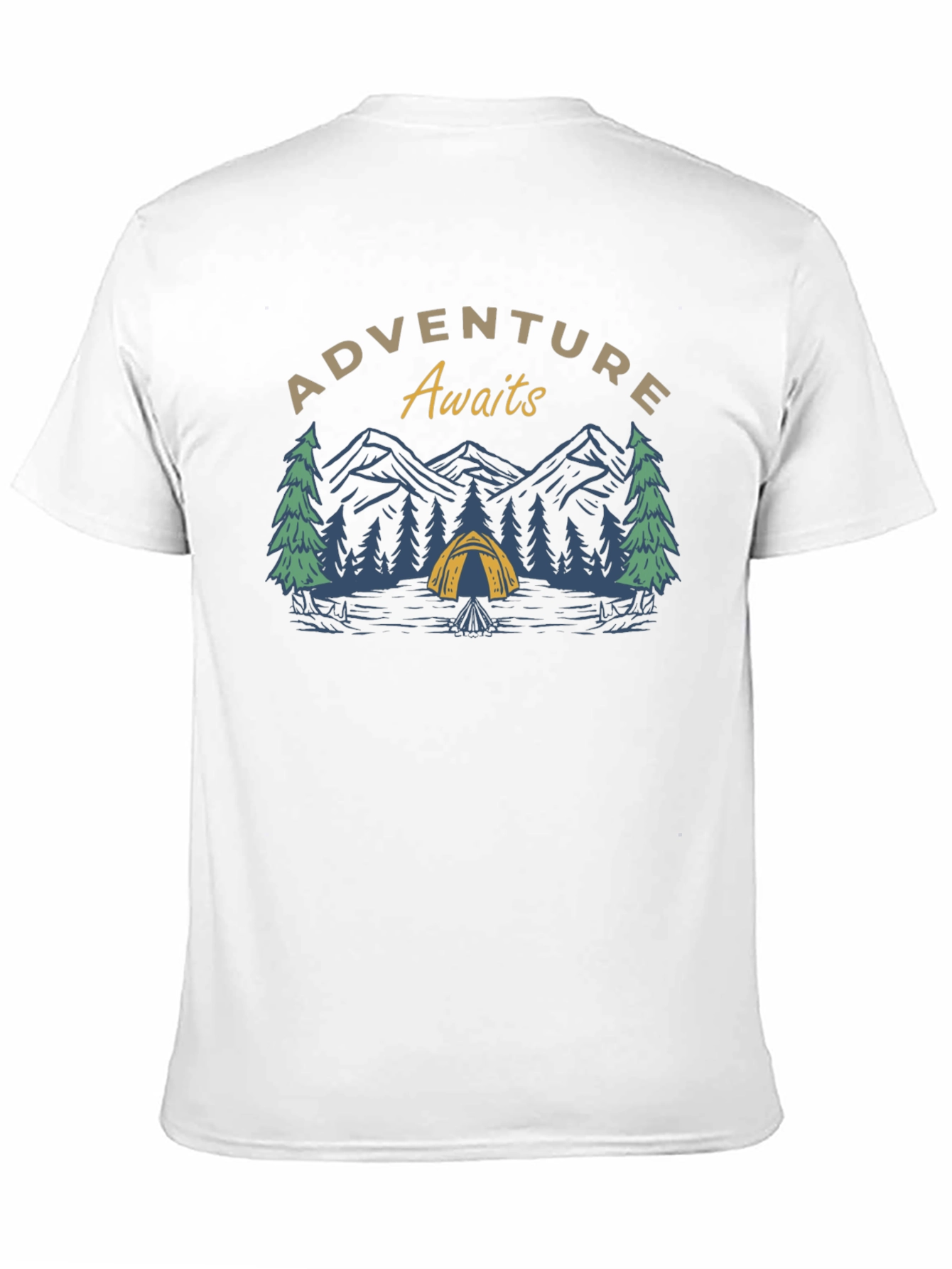 Adventure Awaits Graphic Tee - Camping Shirt