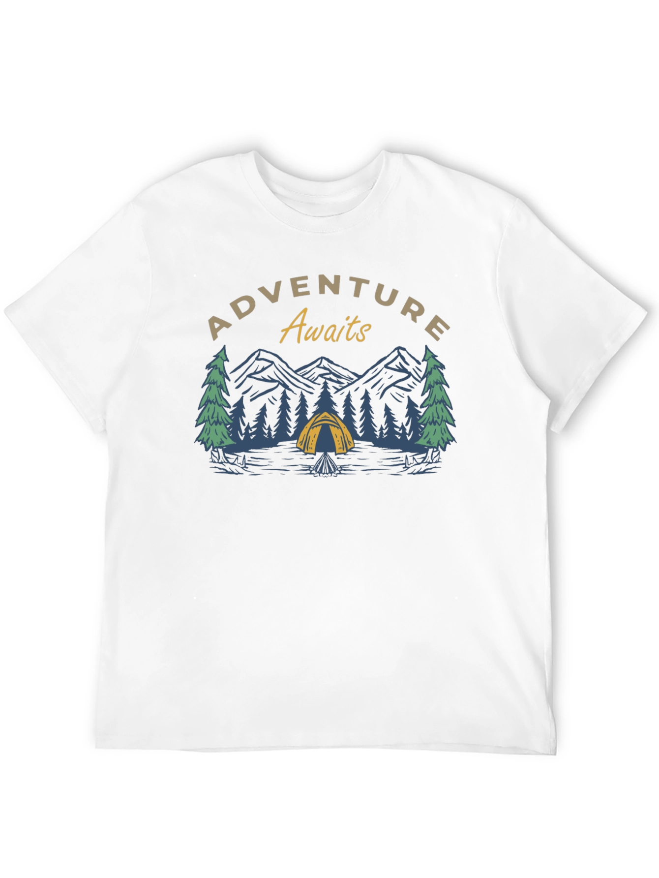 Adventure Awaits Graphic Tee - Camping Shirt