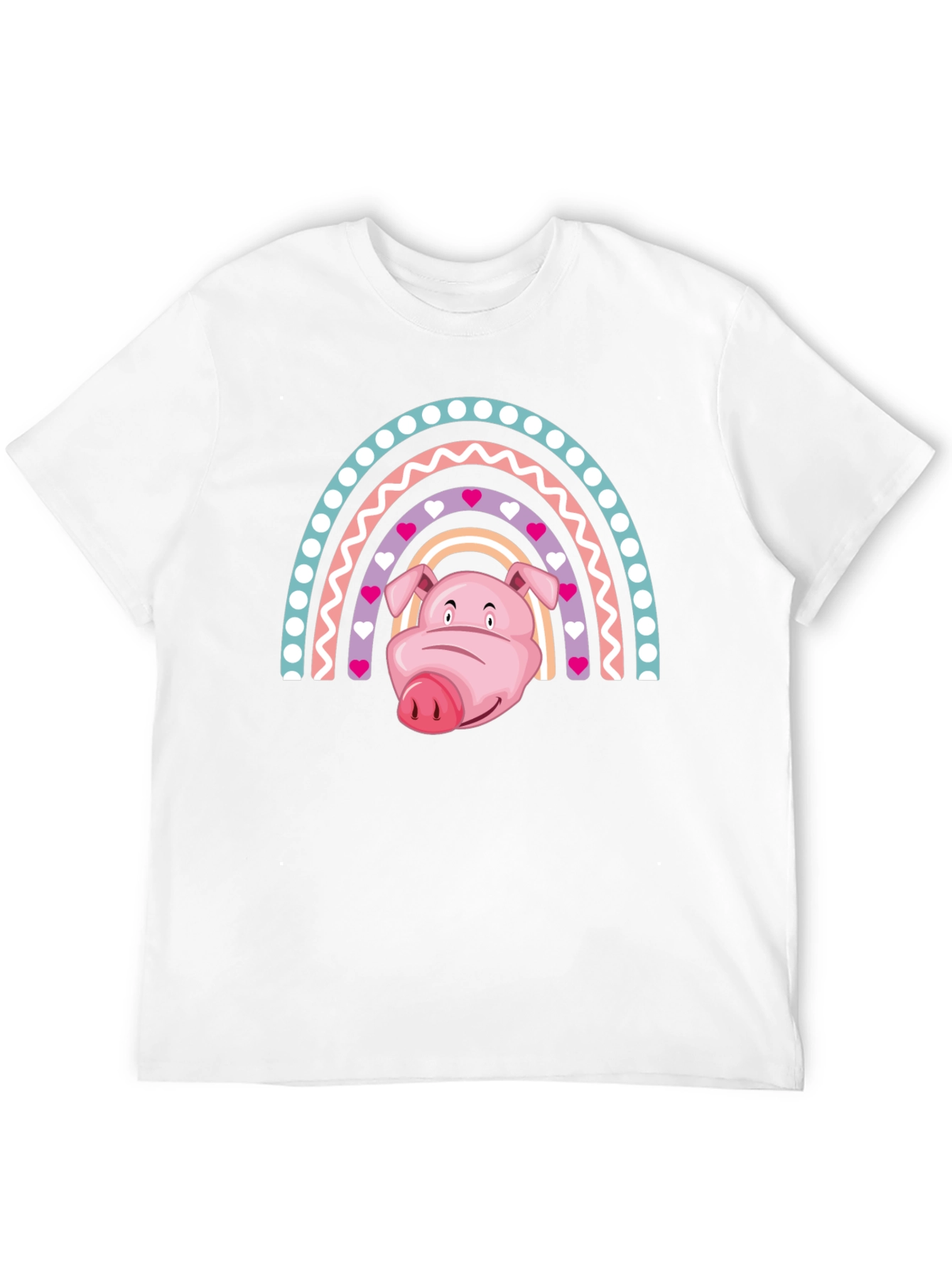 Rainbow Pig Graphic Tee