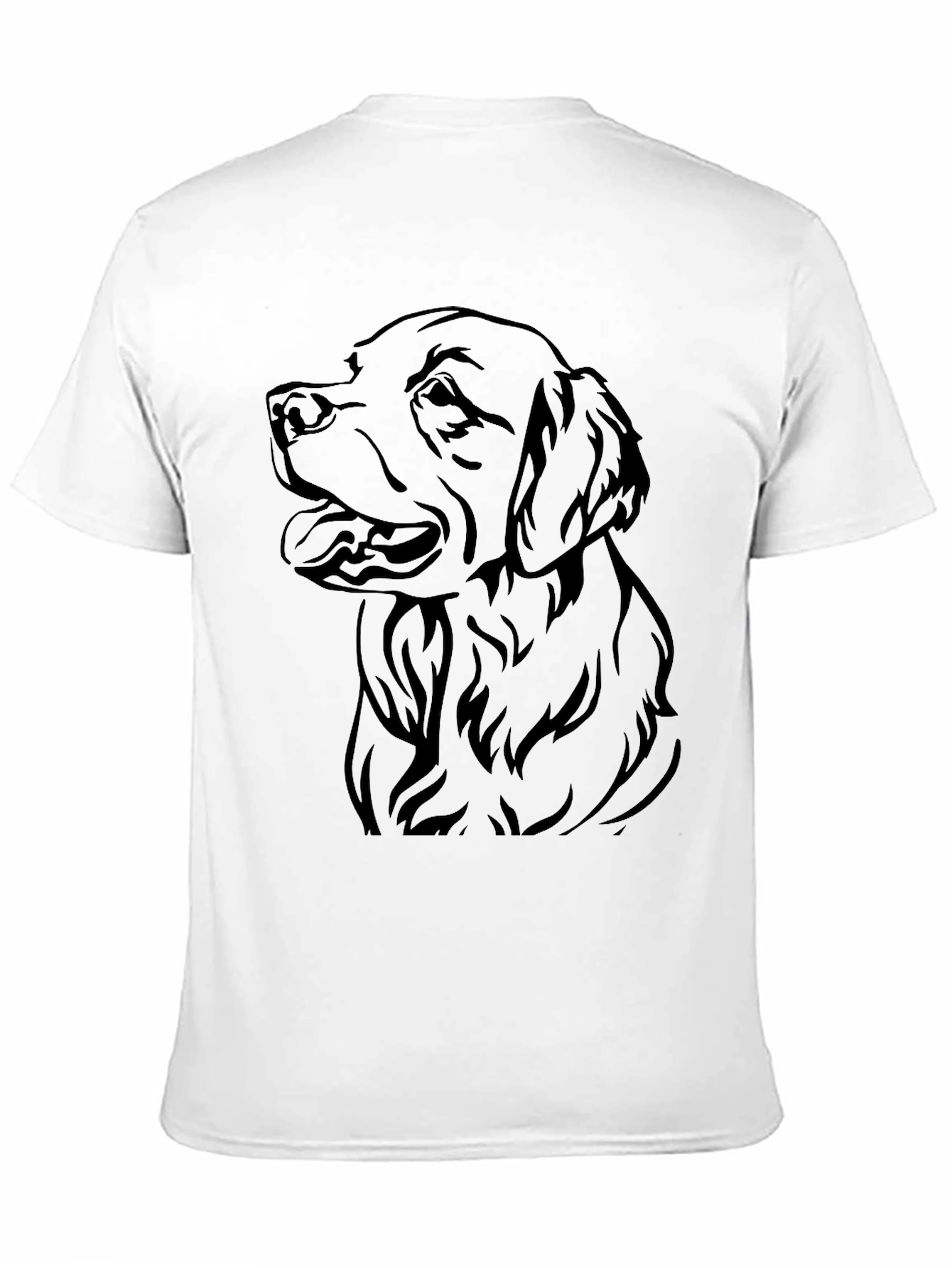 Dog Graphic Black T-Shirt