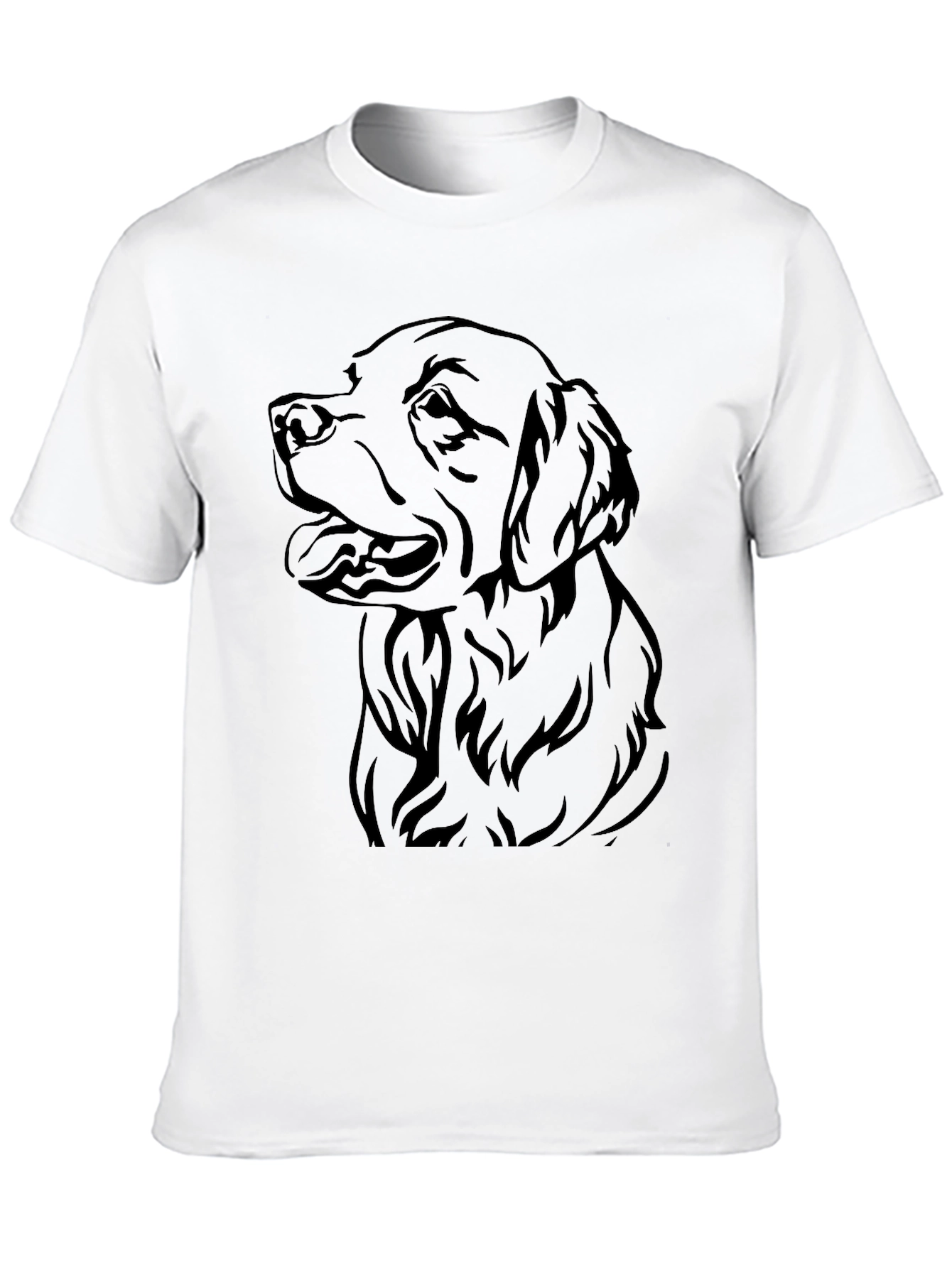 Dog Graphic Black T-Shirt