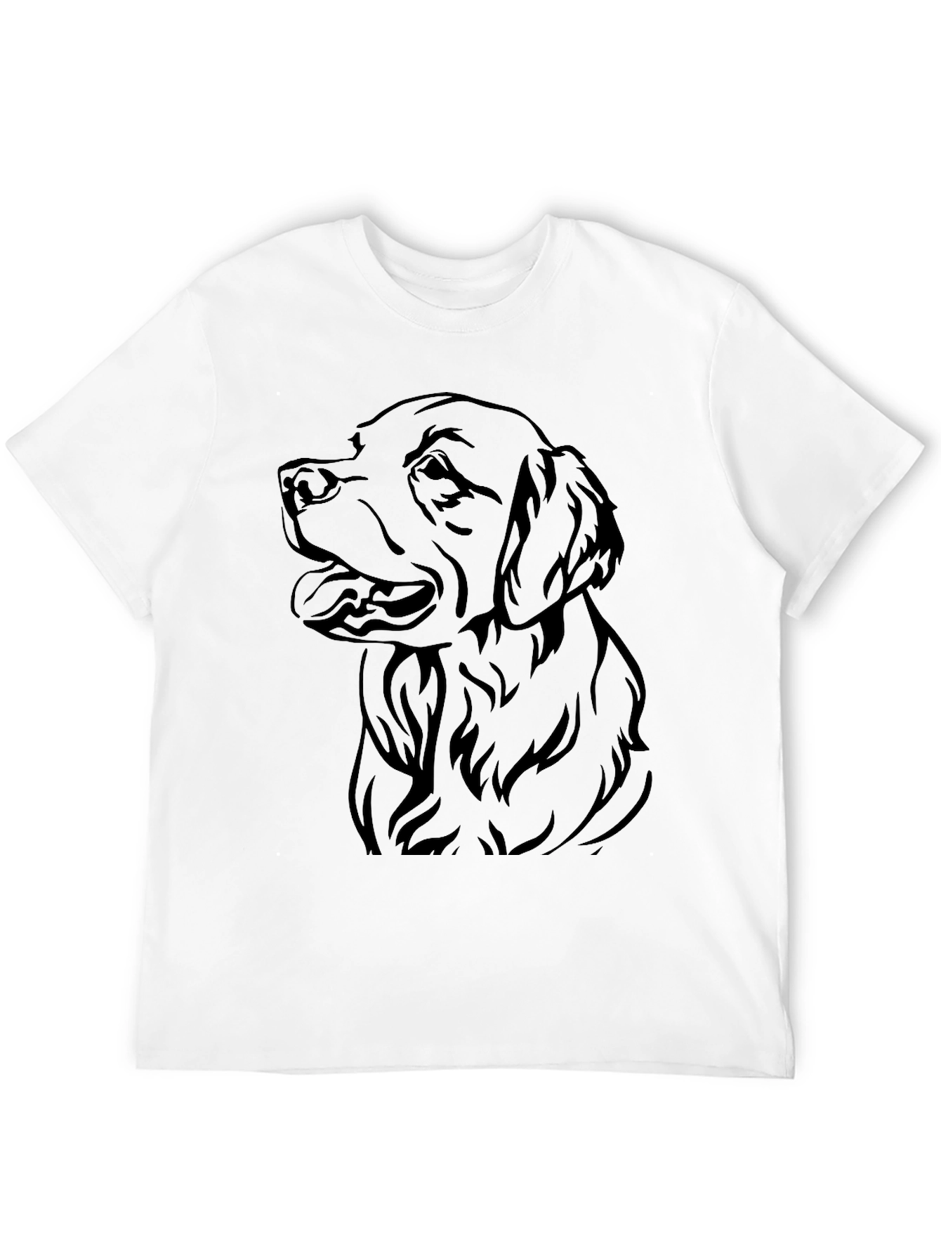 Dog Graphic Black T-Shirt