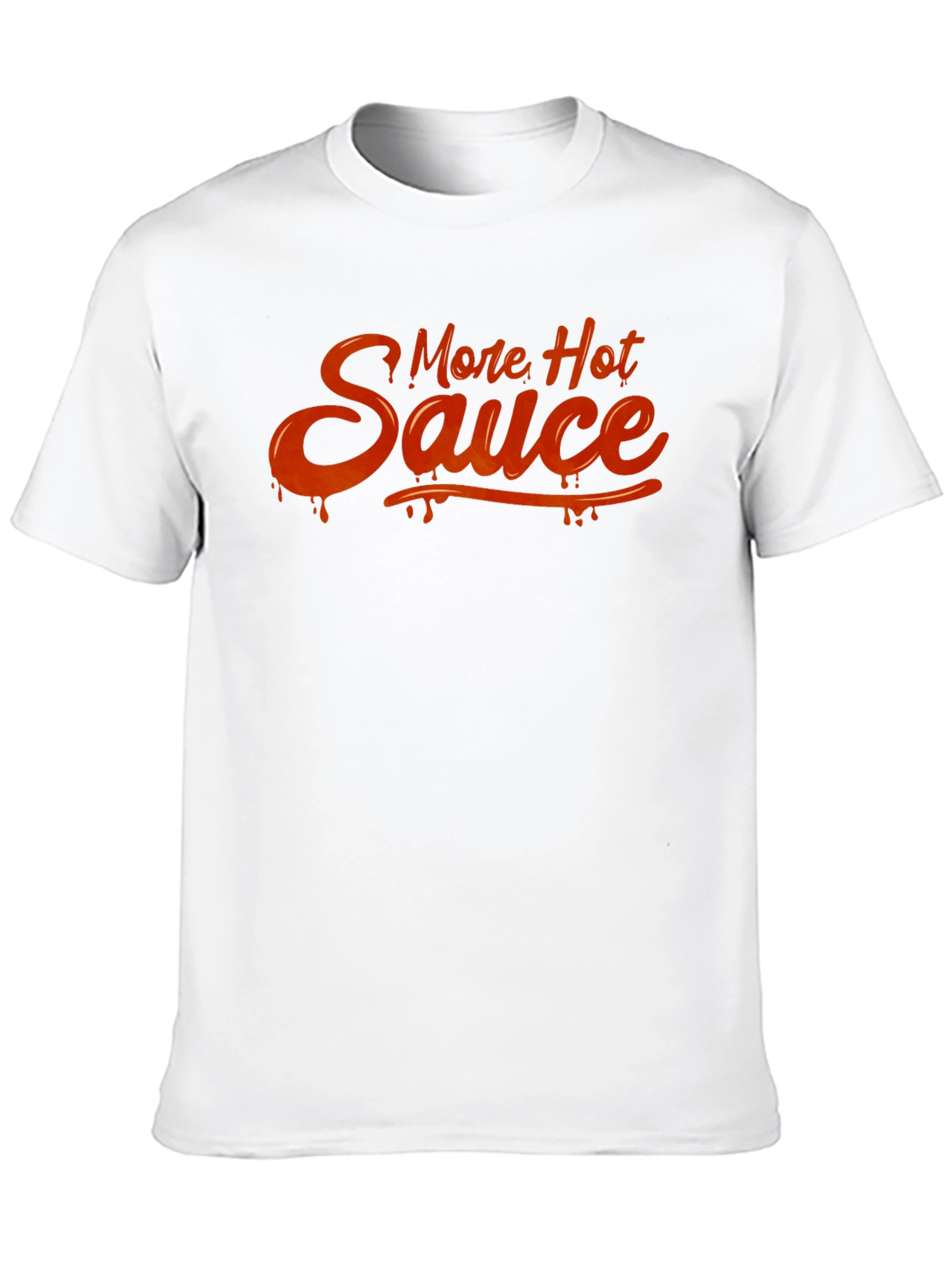 More Hot Sauce Black Graphic T-Shirt