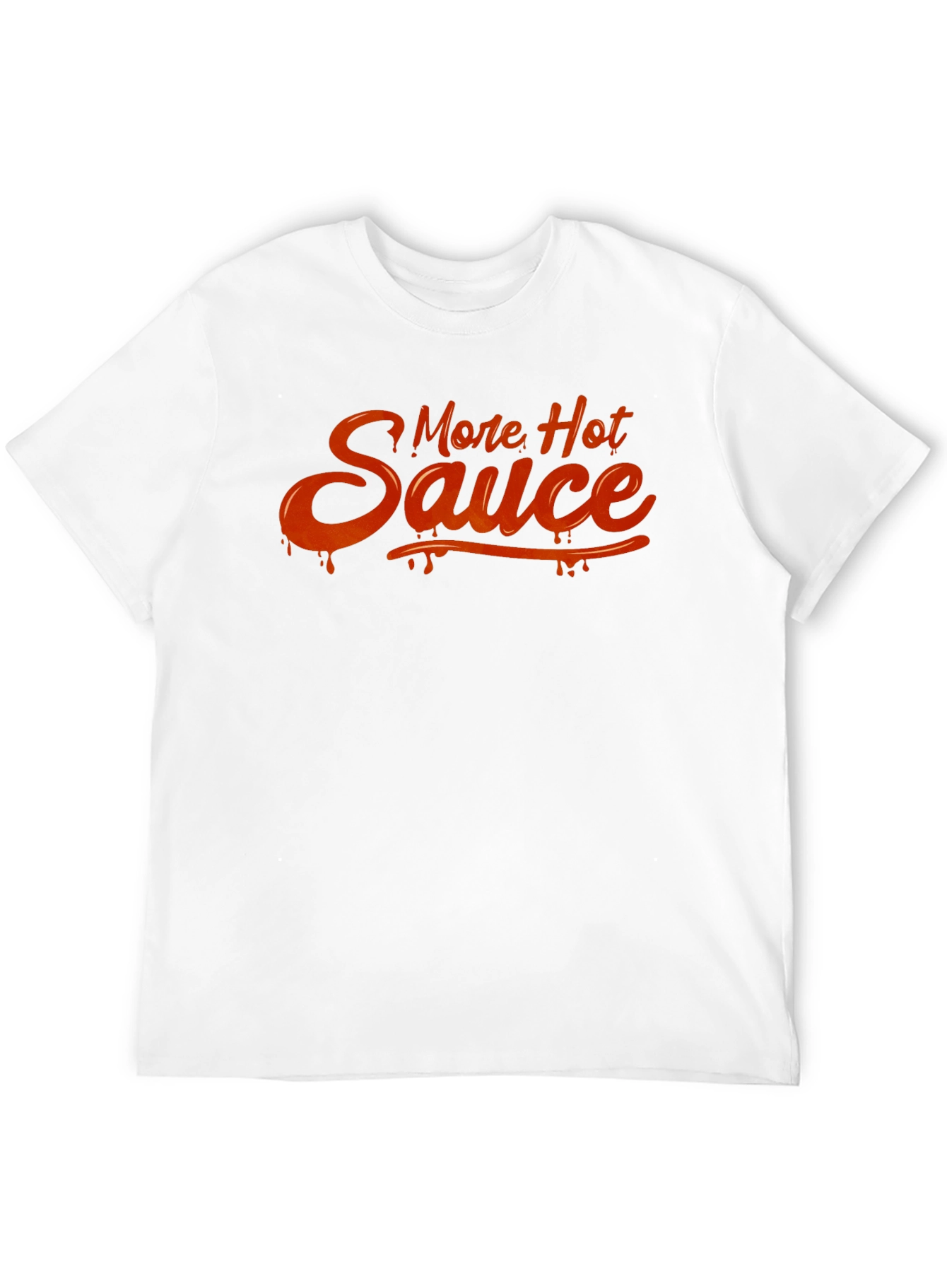 More Hot Sauce Black Graphic T-Shirt