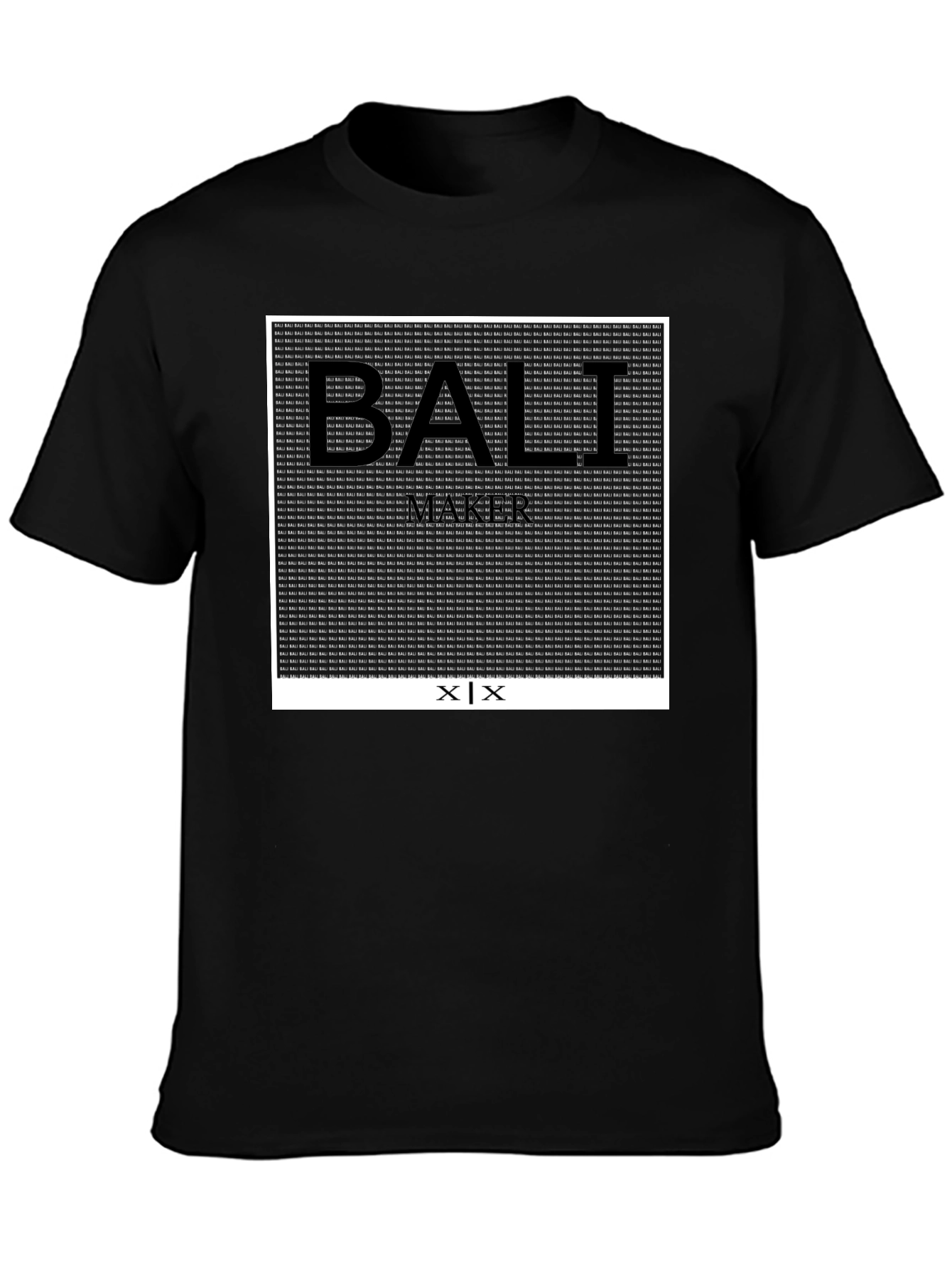 Bali Maker Black Graphic T-Shirt